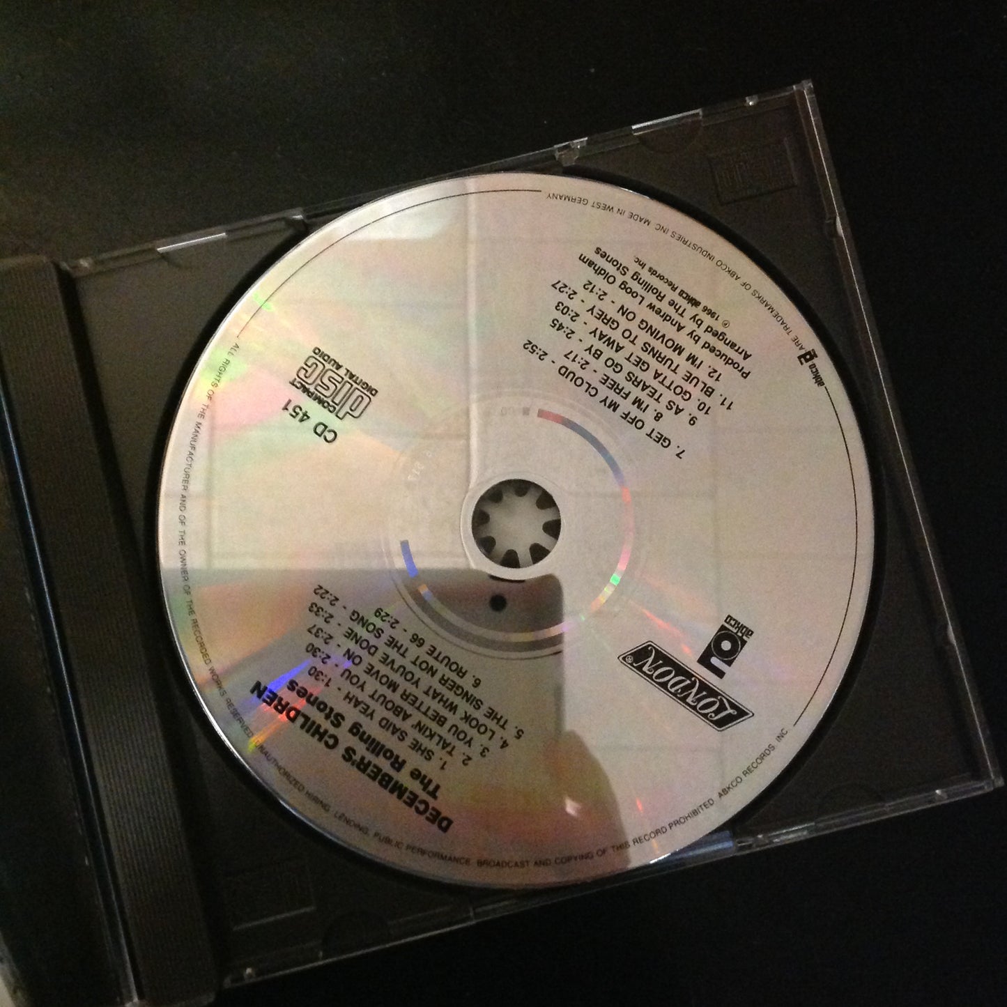 CD The Rolling Stones December's Children ( And Everybody's) Abkco 74512