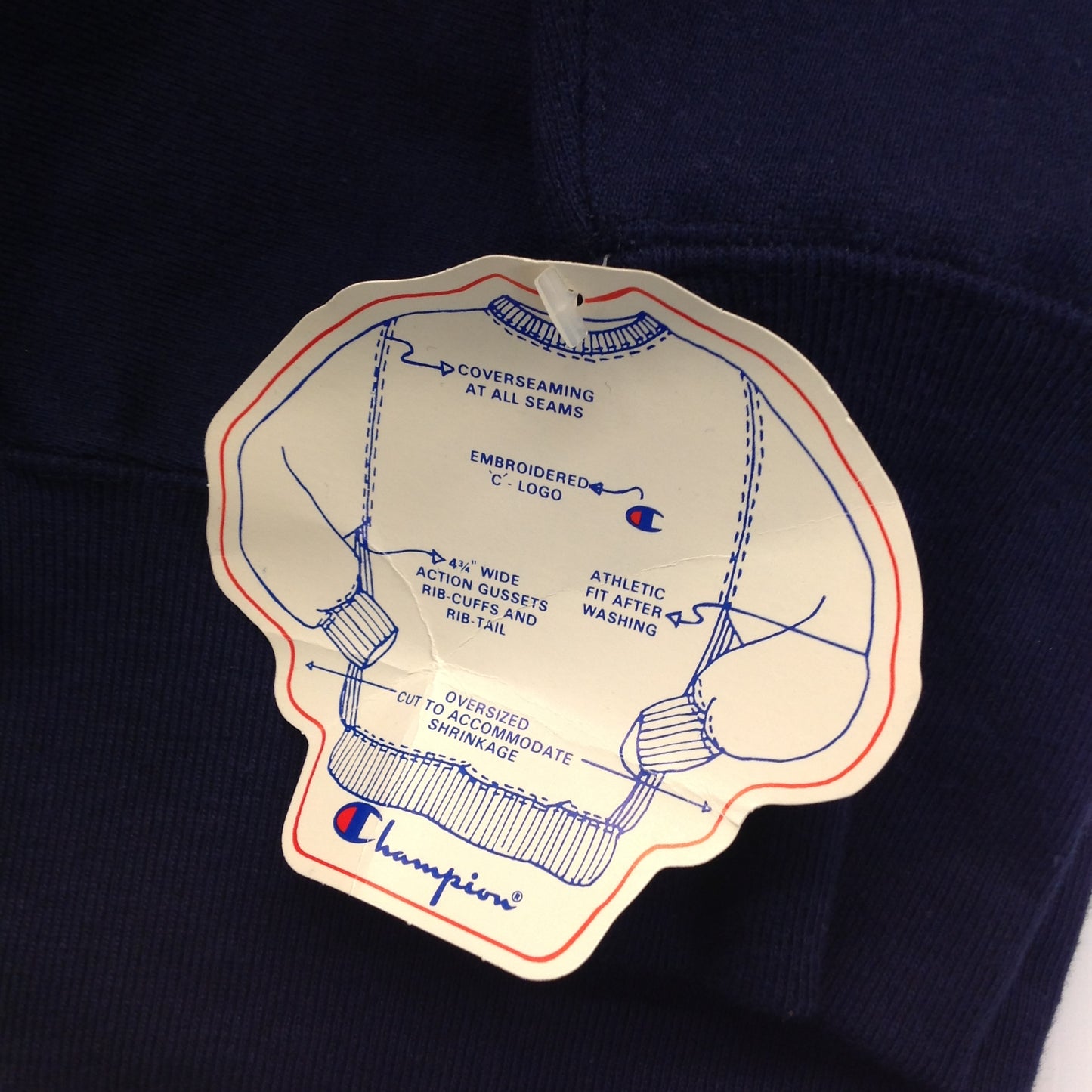 Vintage 1990 Pillsbury Doughboy Champion Reverse Weave XL Sweatshirt Pullover New With Tags