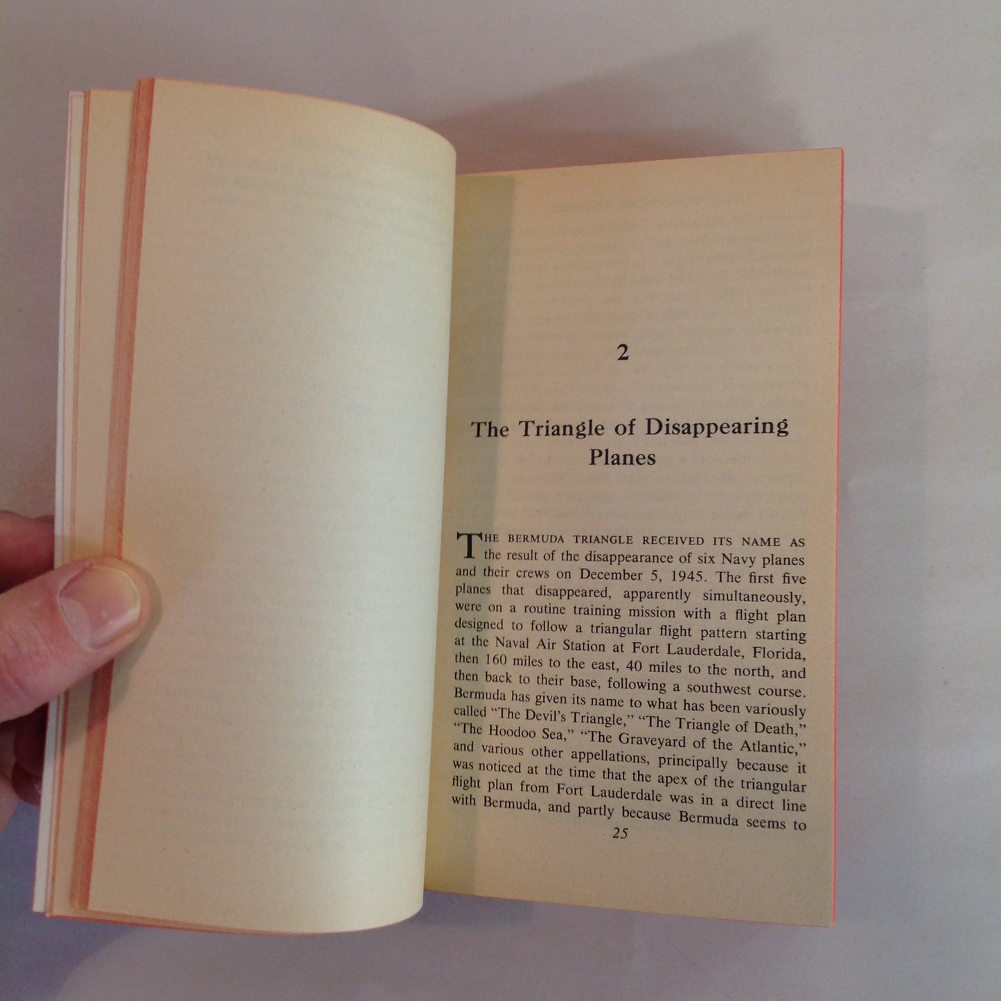 Vintage 1975 Mass Market Paperback The Bermuda Triangle Charles Berlitz First Printing