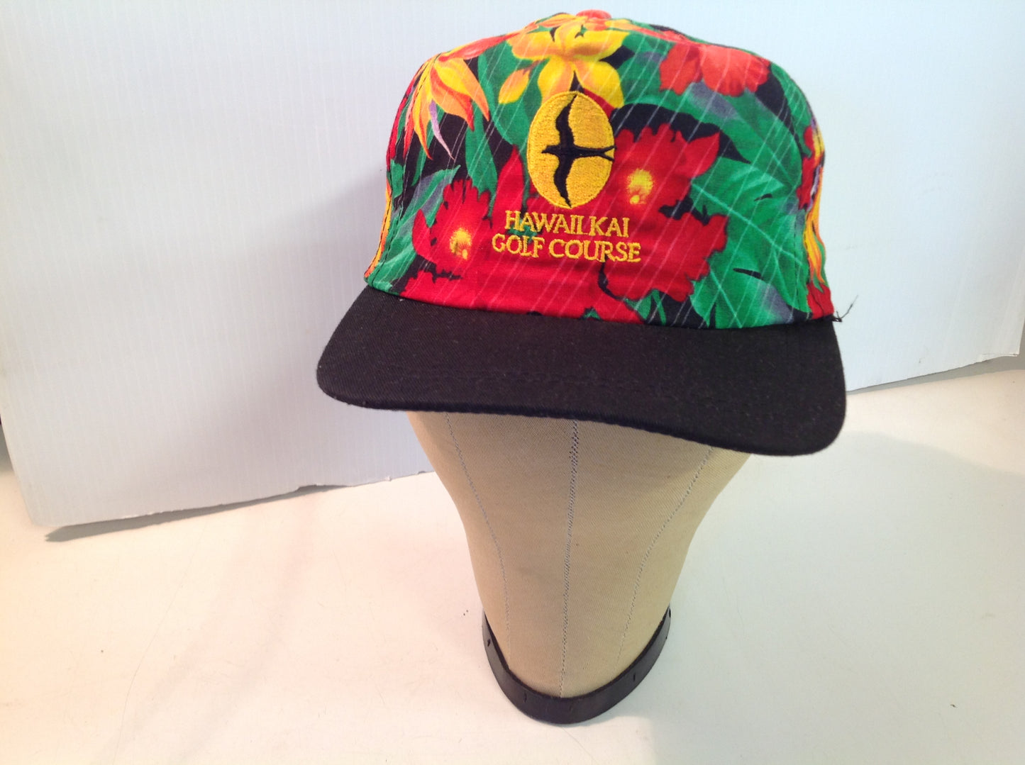 Vintage Imperial Headwear Hawailkai Golf Course Tournament Souvenir Floral Baseball Cap