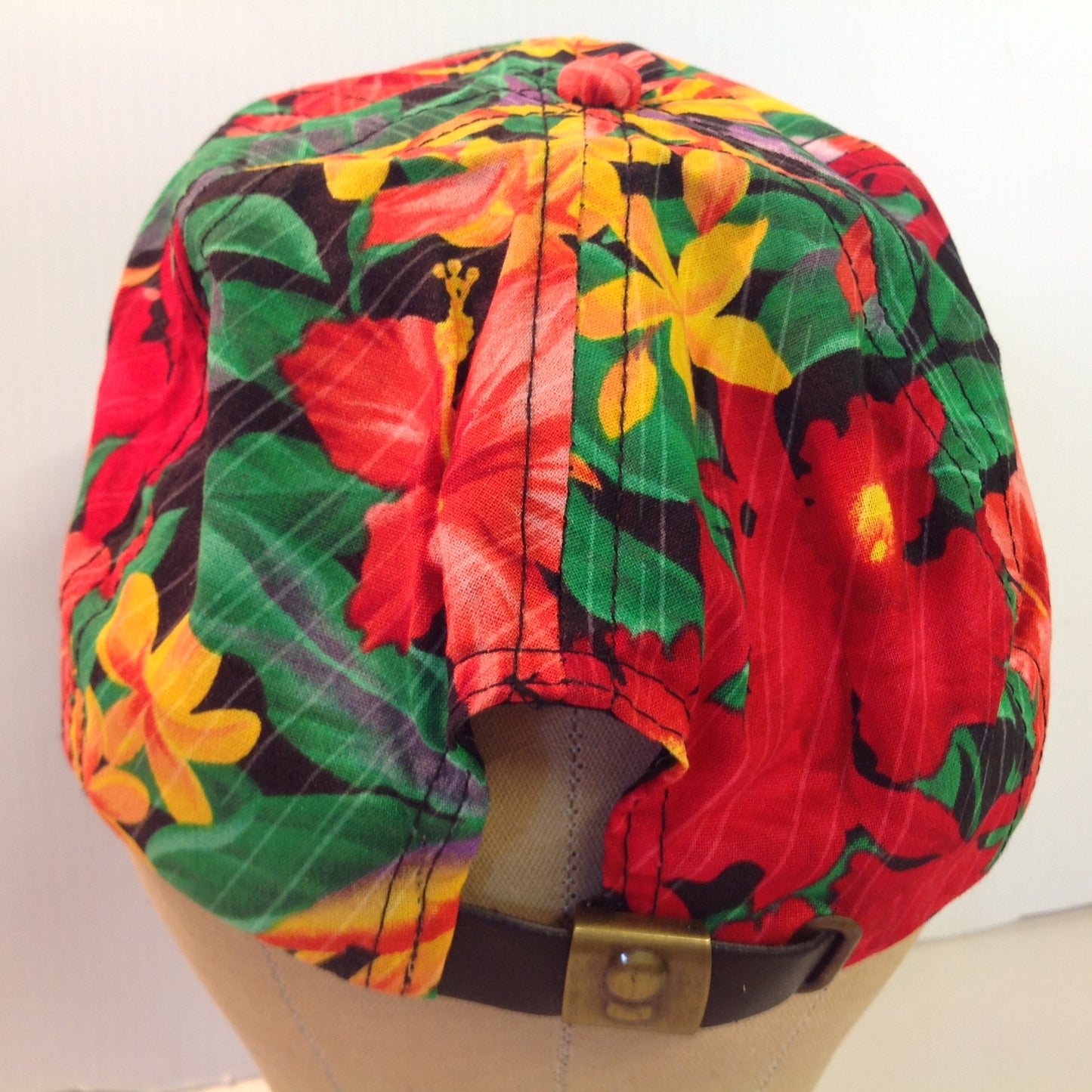 Vintage Imperial Headwear Hawailkai Golf Course Tournament Souvenir Floral Baseball Cap