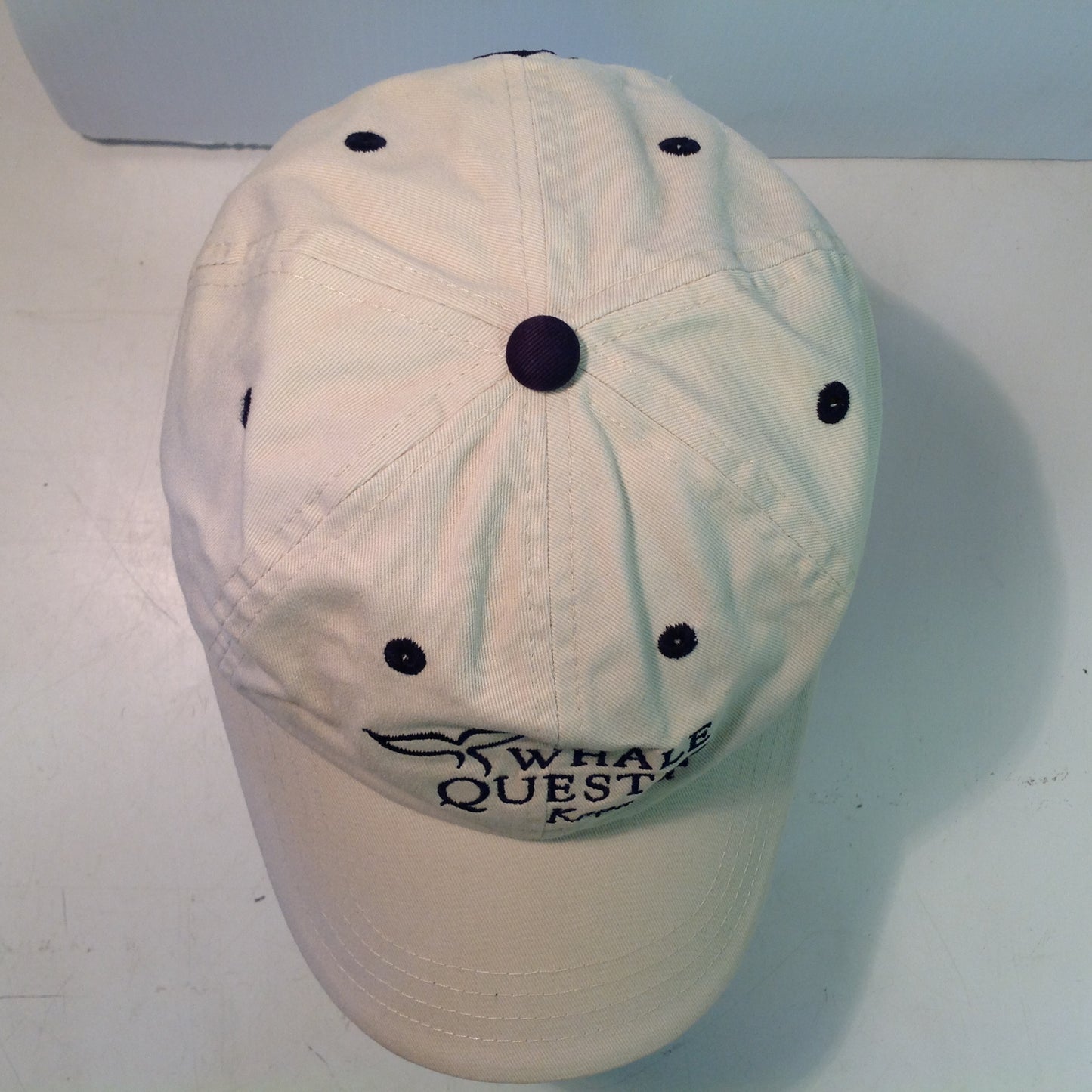 Vintage Imperial Headwear Kapalua Whale Quest Hawaii Golf Souvenir Beige Baseball Cap