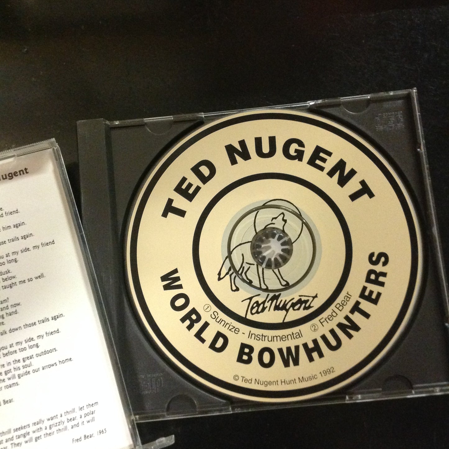 CD Ted Nugent Hunt Music Fred Bear Sunrize 1215-cd