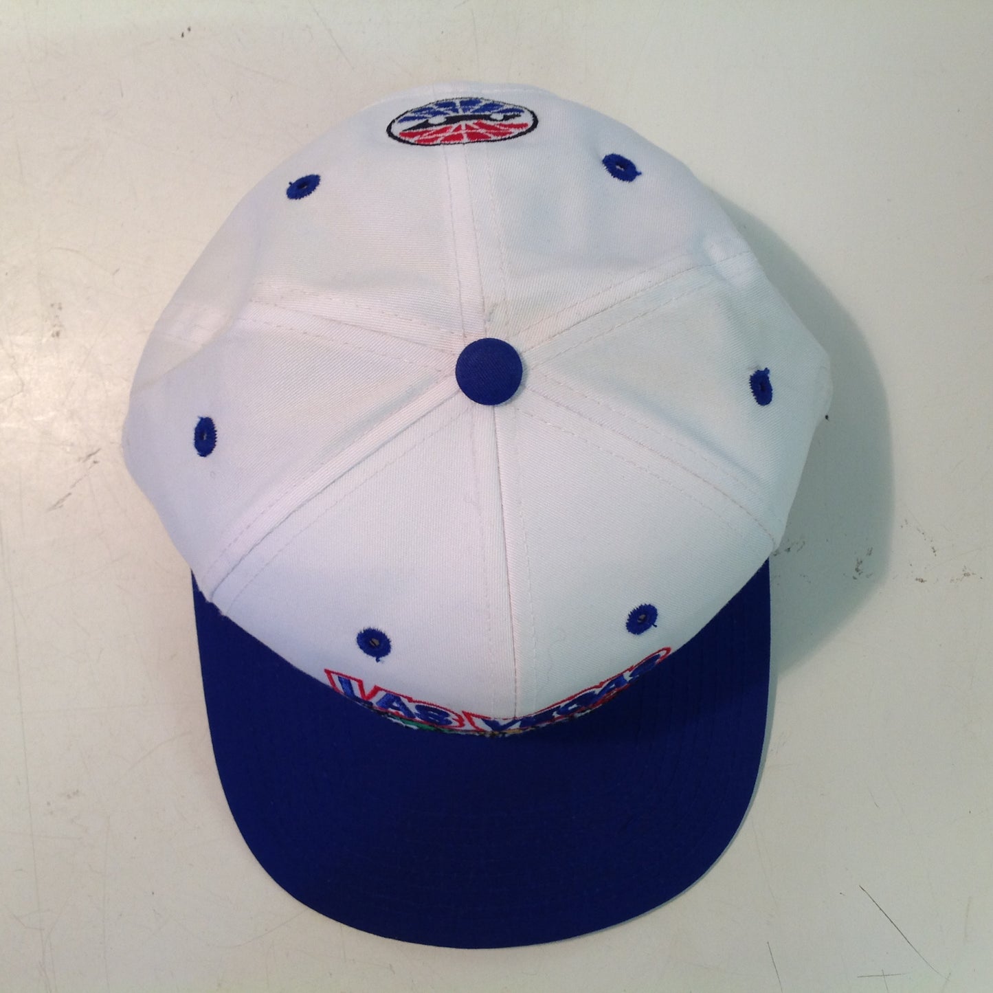 Vintage Speedway World Souvenir Las Vegas Motor Speedway White Baseball Cap