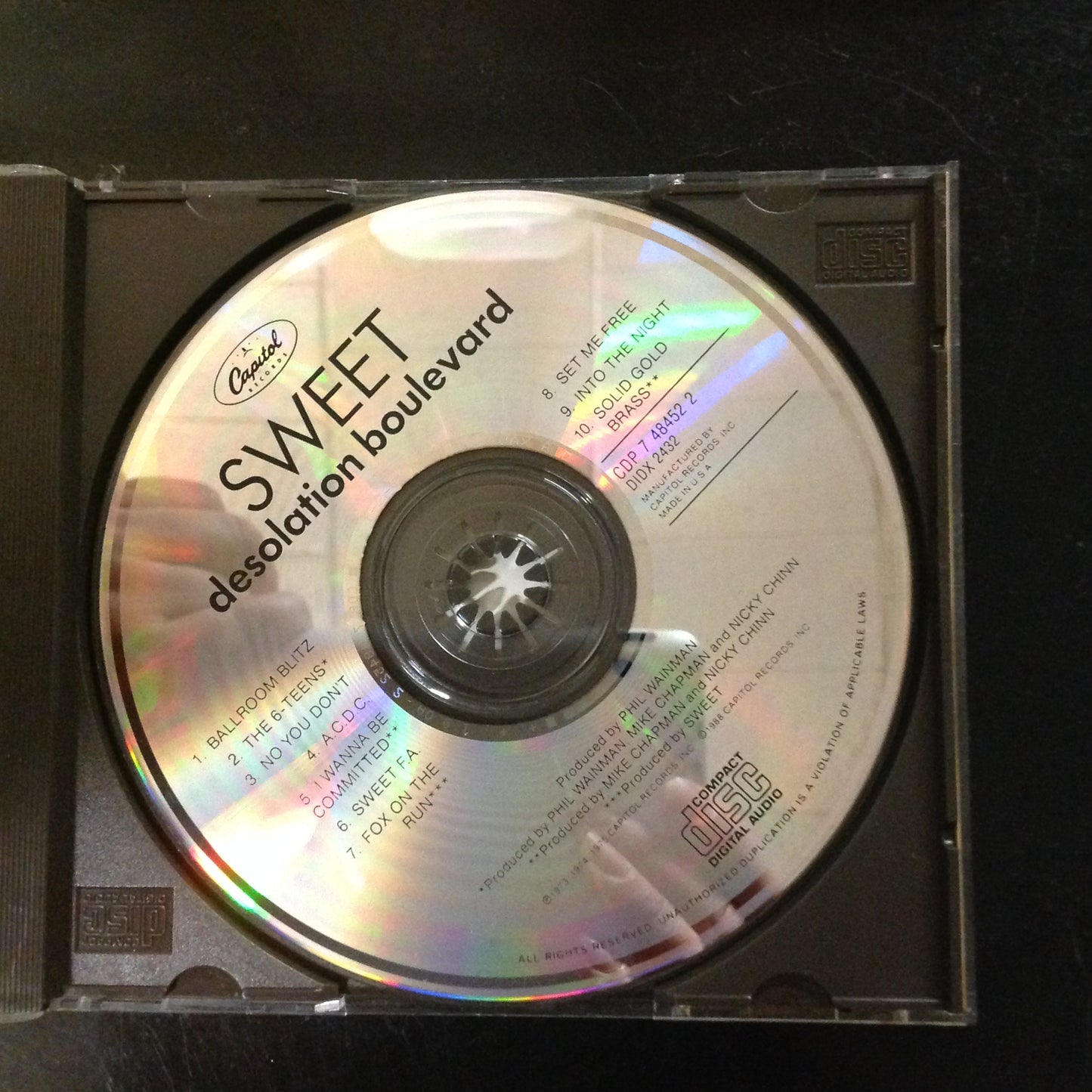 Sweet - Desolation Boulevard *Single 209