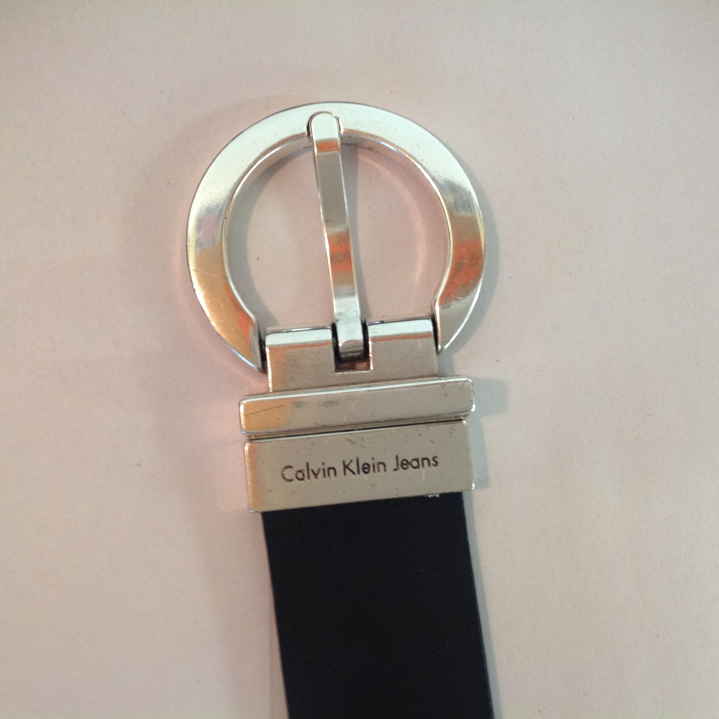 Extra Large Women's Reversible Black and Brown Calvin Klein Jeans Belt Chromed Metal Buckle with Tags 4