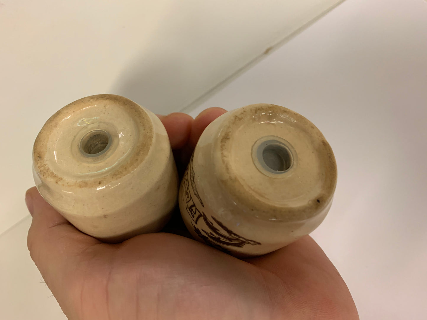 Vintage Florida Souvenir Ceramic Salt & Pepper Shakers Dolphins Travel Trip