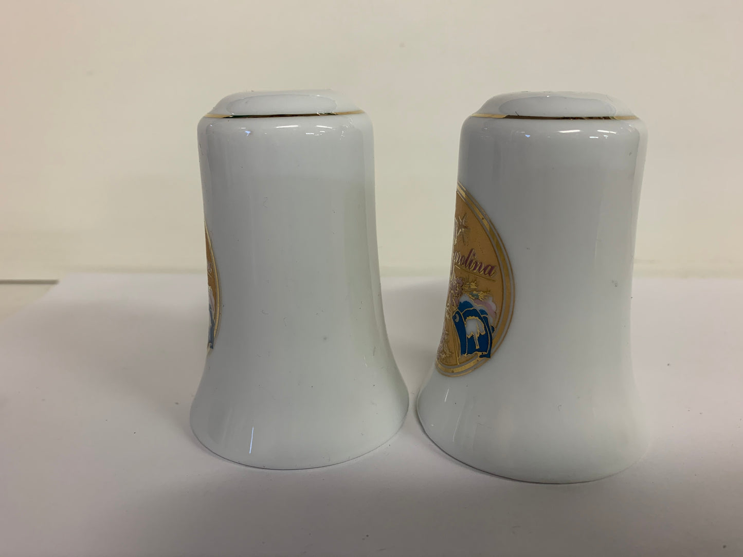 Vintage Souvenir South Carolina Salt and Pepper Shaker Set with Beach Motif