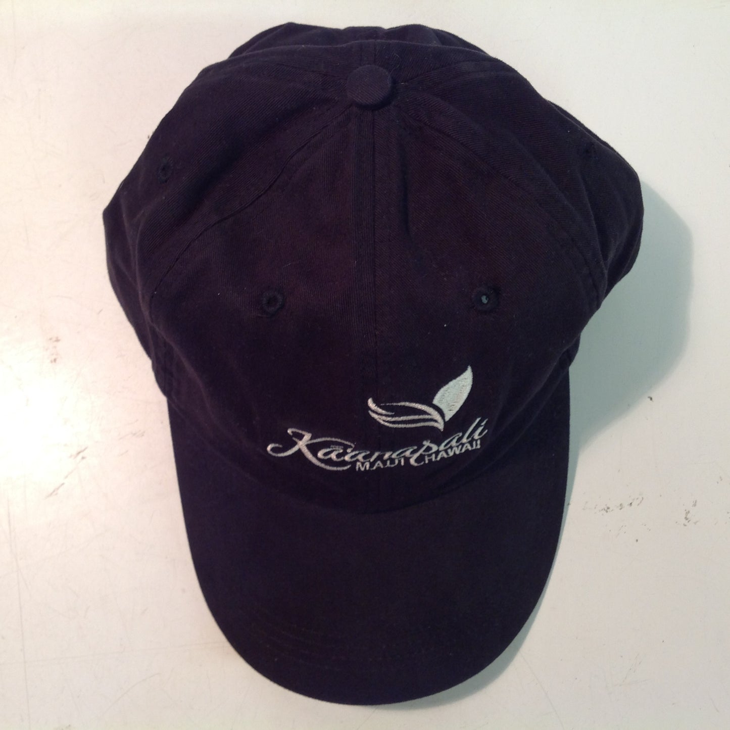Vintage Ahead Casuals Classic Cut Kaanapali Golf Course Maui Hawaii Tournament Souvenir Black Baseball Cap