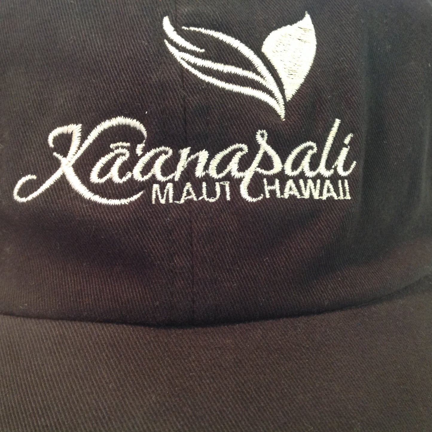Vintage Ahead Casuals Classic Cut Kaanapali Golf Course Maui Hawaii Tournament Souvenir Black Baseball Cap