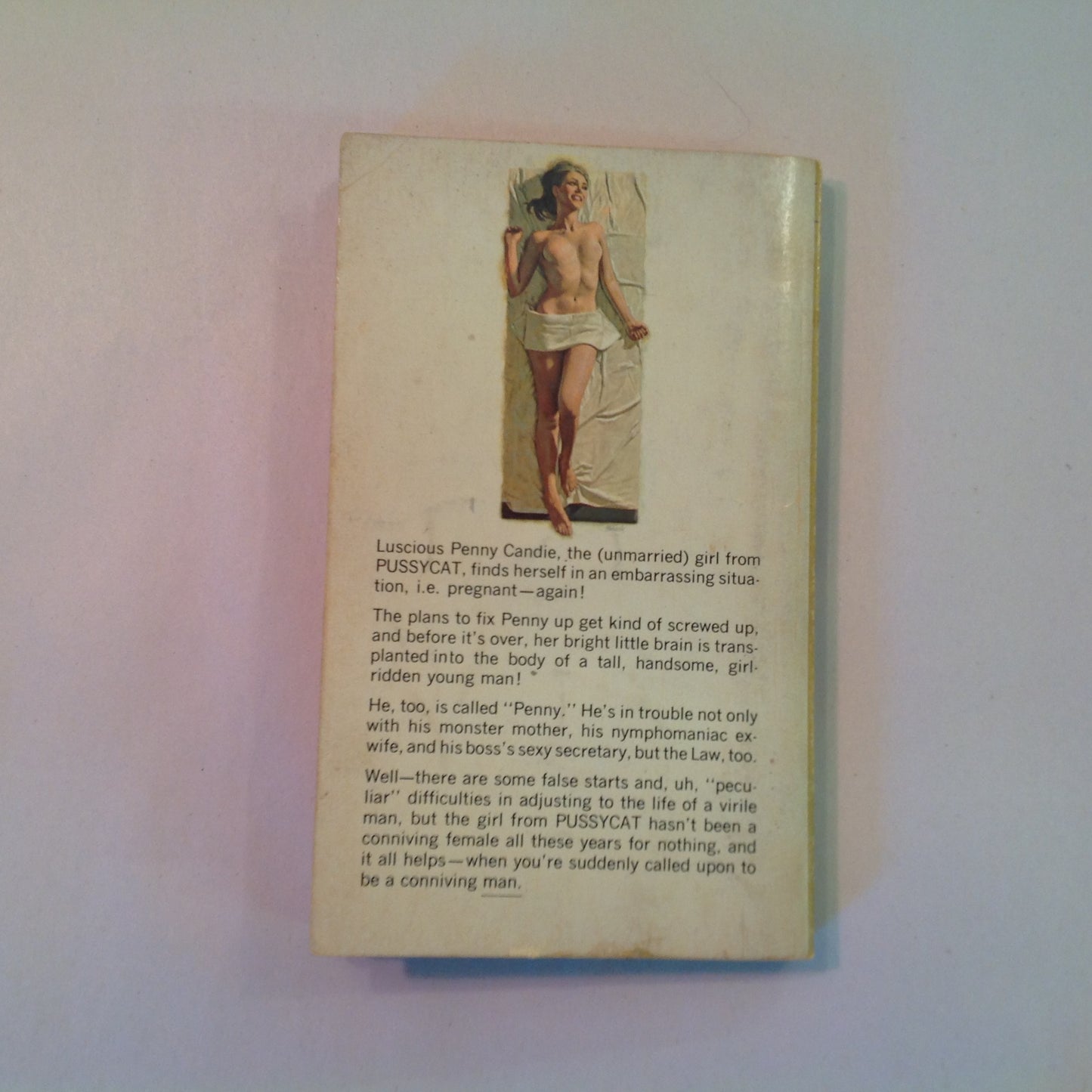 Vintage 19668 Mass Market Paperback The Pussycat Transplant Ted Mark