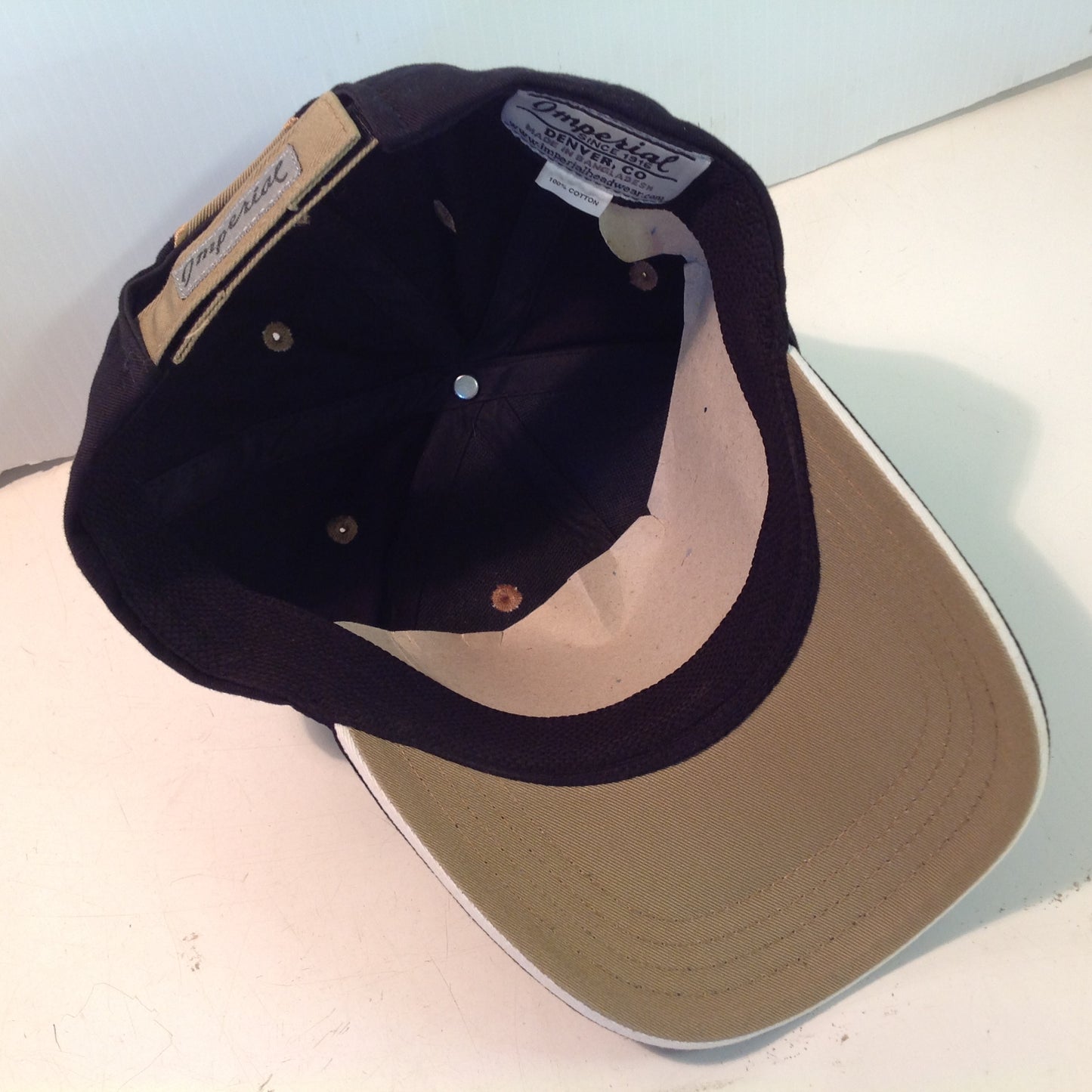 Vintage Imperial Headwear Mercedes Championships Kapalua Bay Golf Course Lahaina Maui Hawaii Tournament Souvenir Black Baseball Cap
