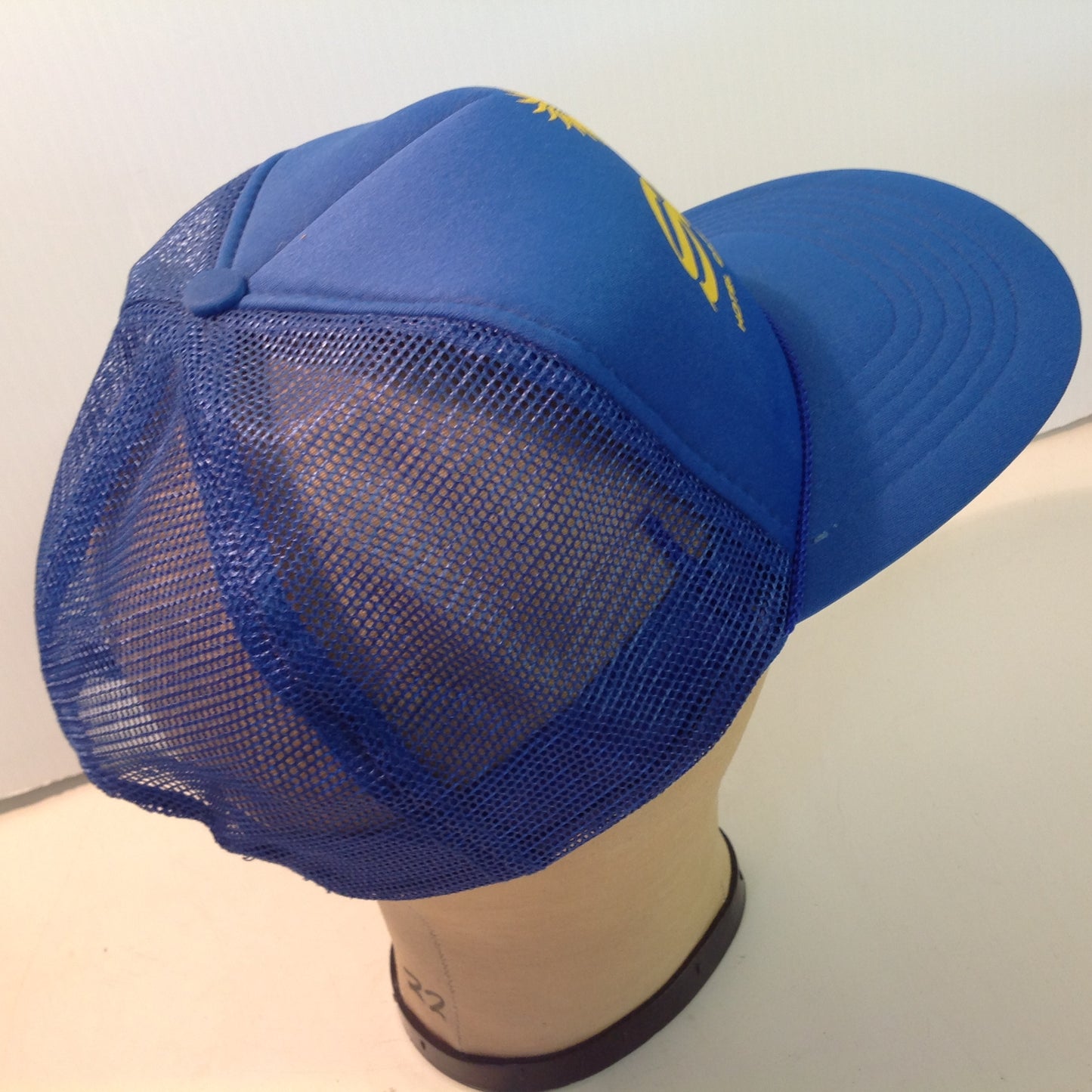 Vintage Headmost Sands Hotel and Casino Las Vegas Nevada Souvenir Royal Blue Trucker's Cap