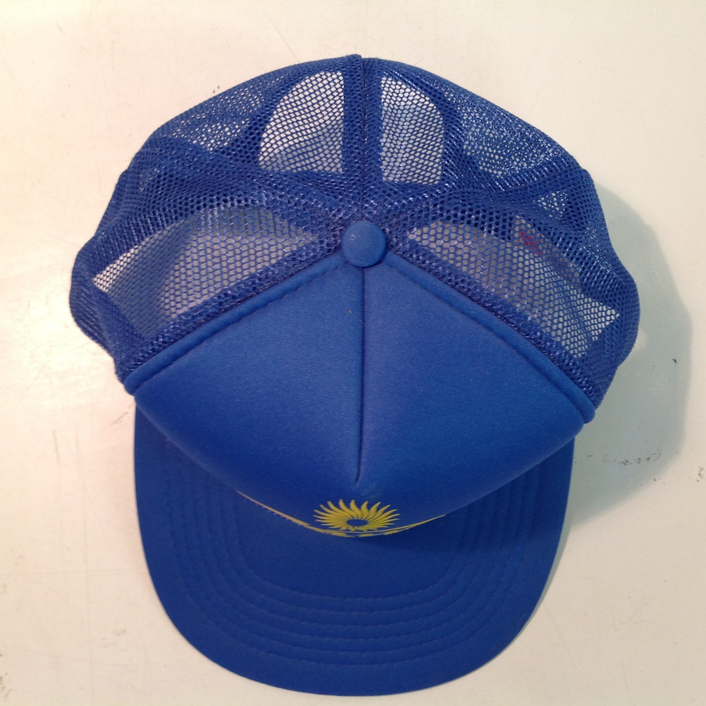 Vintage Headmost Sands Hotel and Casino Las Vegas Nevada Souvenir Royal Blue Trucker's Cap