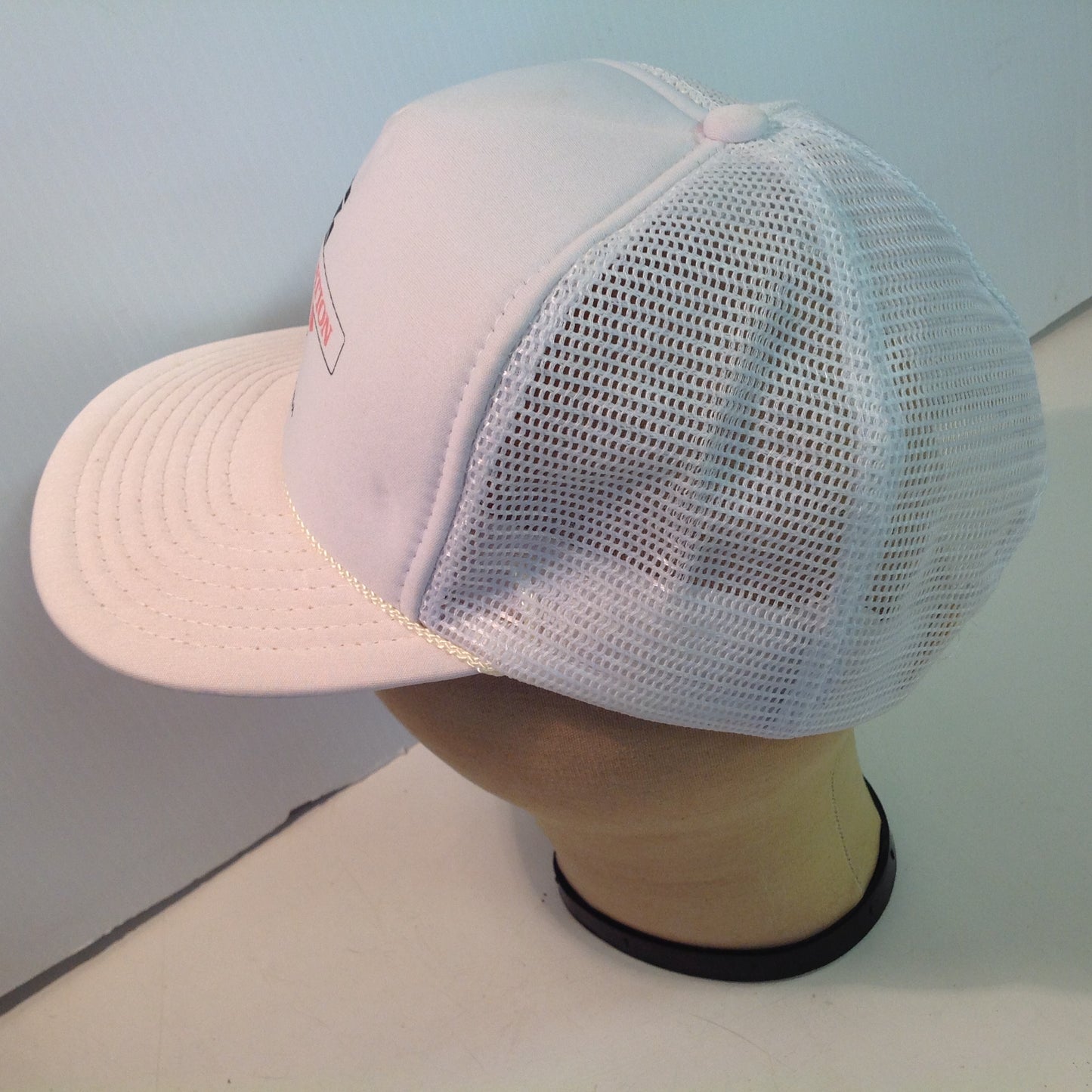 Vintage Royal Pacific Enterprises Palace Station Hotel and Casino Las Vegas Nevada Golf Tournament Souvenir White Foam Mesh Trucker's Cap