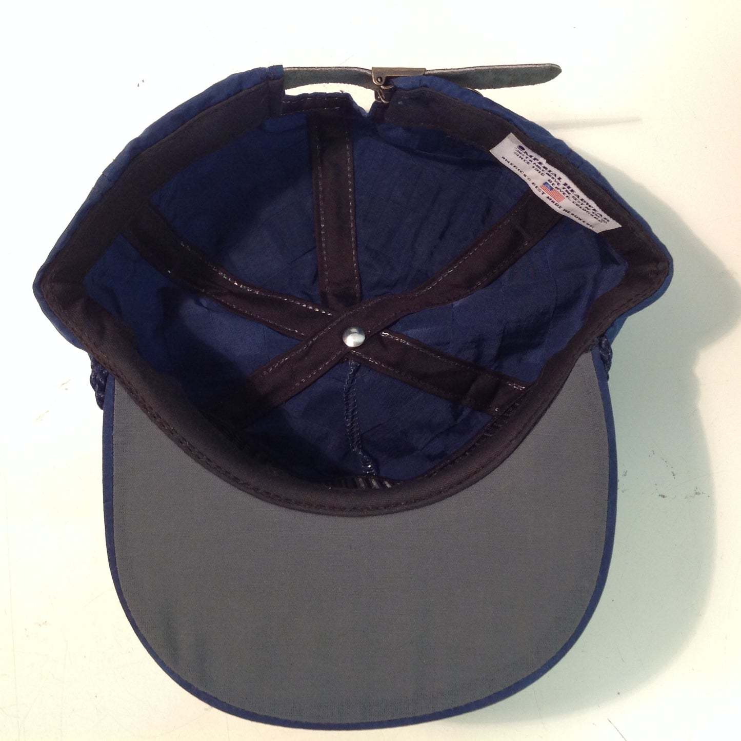 Vintage Imperial Headwear Navy Air Facility Atsugi Japan Golf Course Tournament Souvenir Navy Blue Baseball Cap