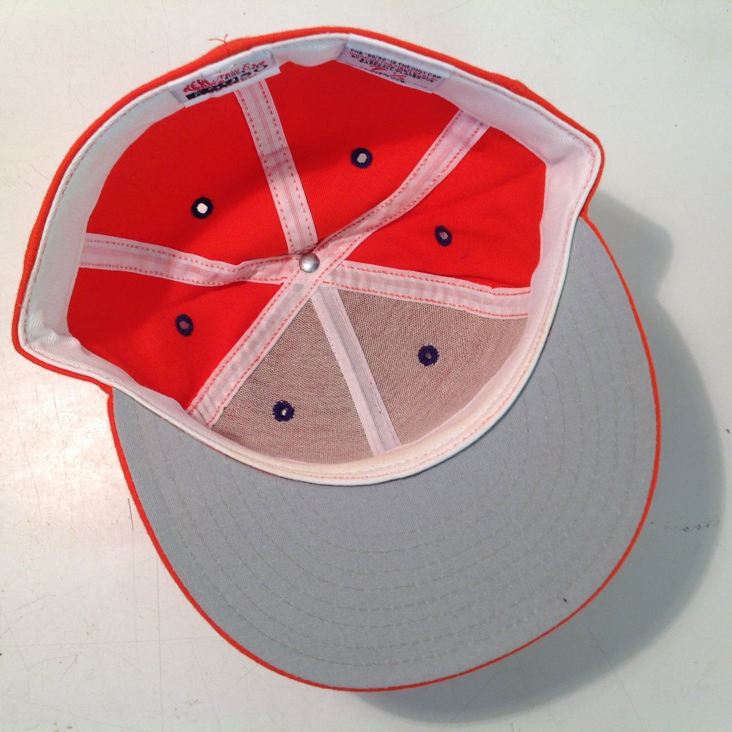 Vintage 1988 New Era 5950 Pro Model Beachwood Golf Club Sun Fun Capital North Myrtle Beach Tournament Souvenir Orange Baseball Cap