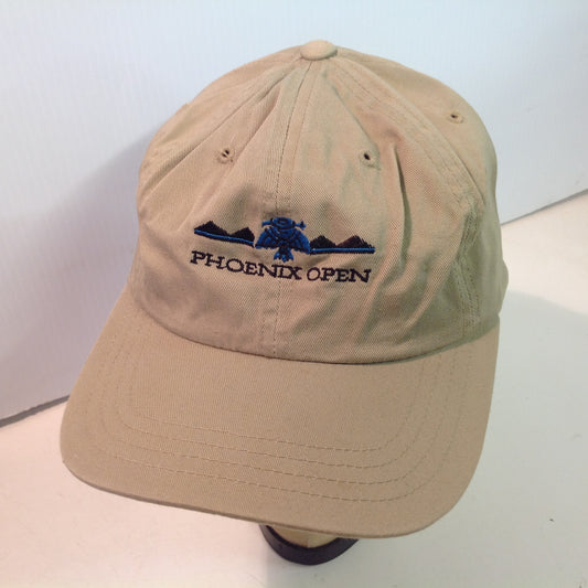 Vintage Tournament Players Club Scottsdale Arizona Phoenix Open Golf Tournament Souvenir Tan Baseball Cap