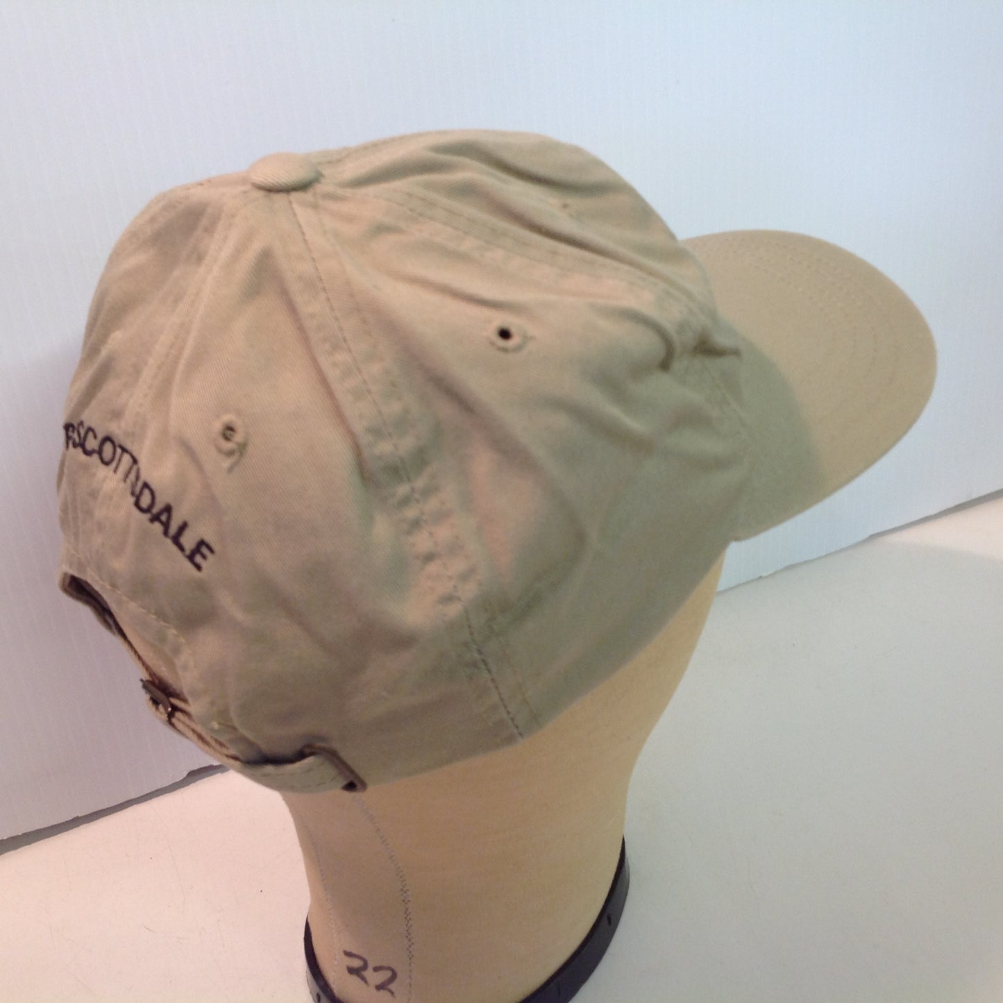 Vintage Tournament Players Club Scottsdale Arizona Phoenix Open Golf Tournament Souvenir Tan Baseball Cap