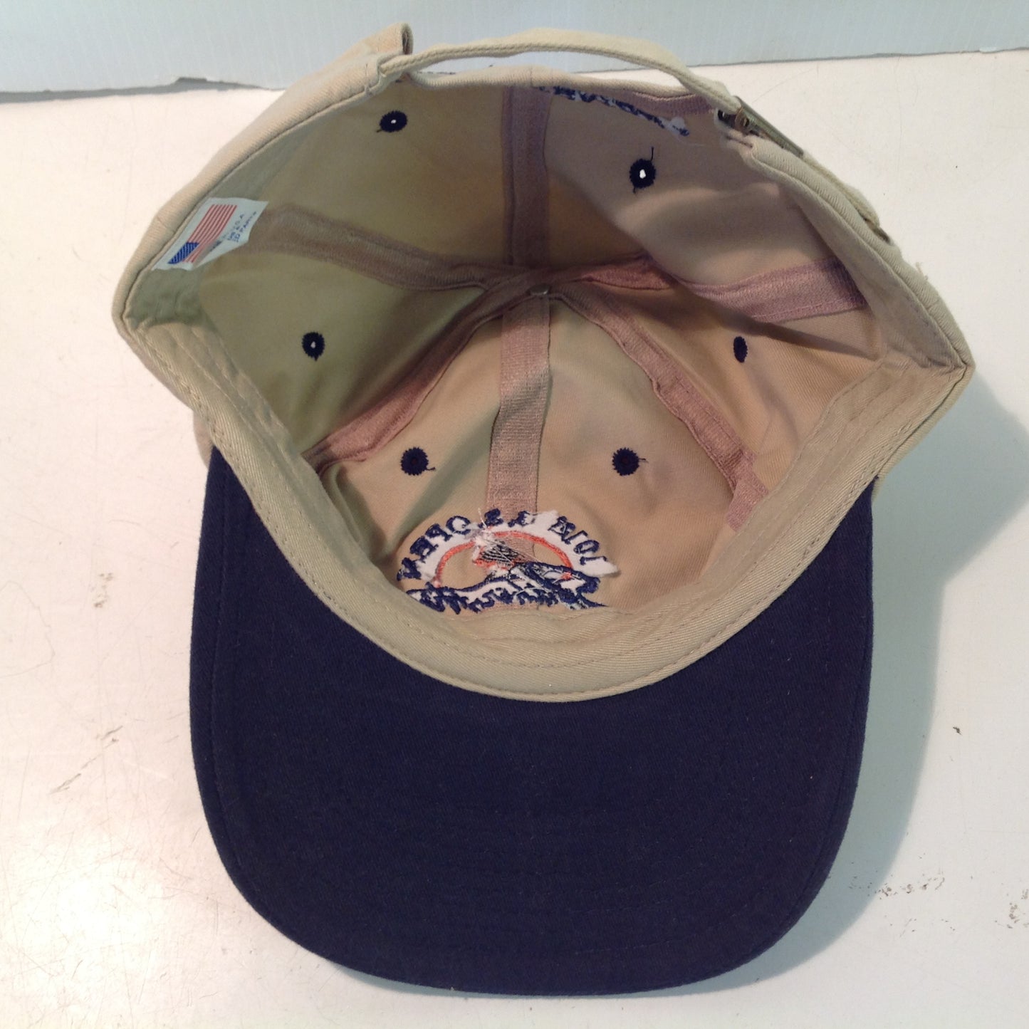 Vintage USGA Southern Hills Golf Course USGA Member 101st US Open Golf Tournament Souvenir Tan Baseball Cap