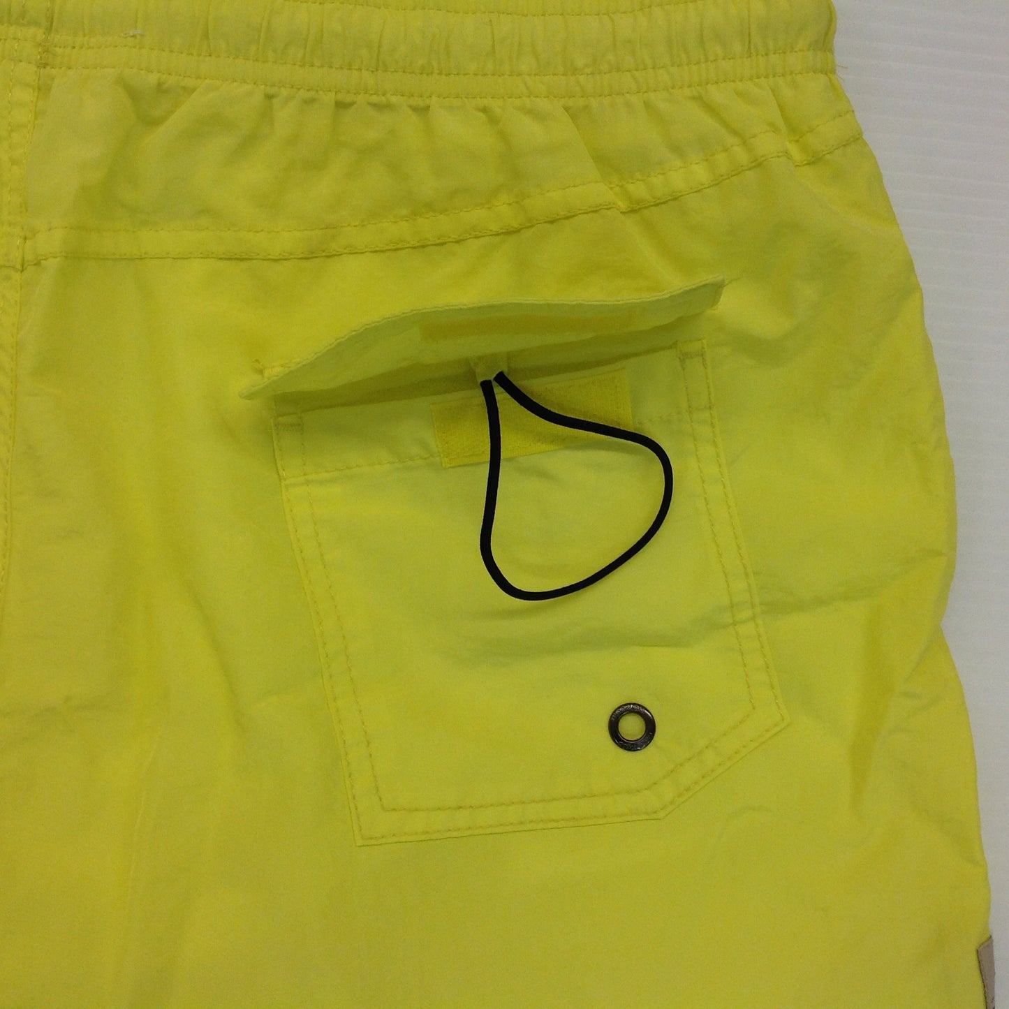 2017 Maamgic Men's Retro Day Glo Yellow 2XL Swim Trunks