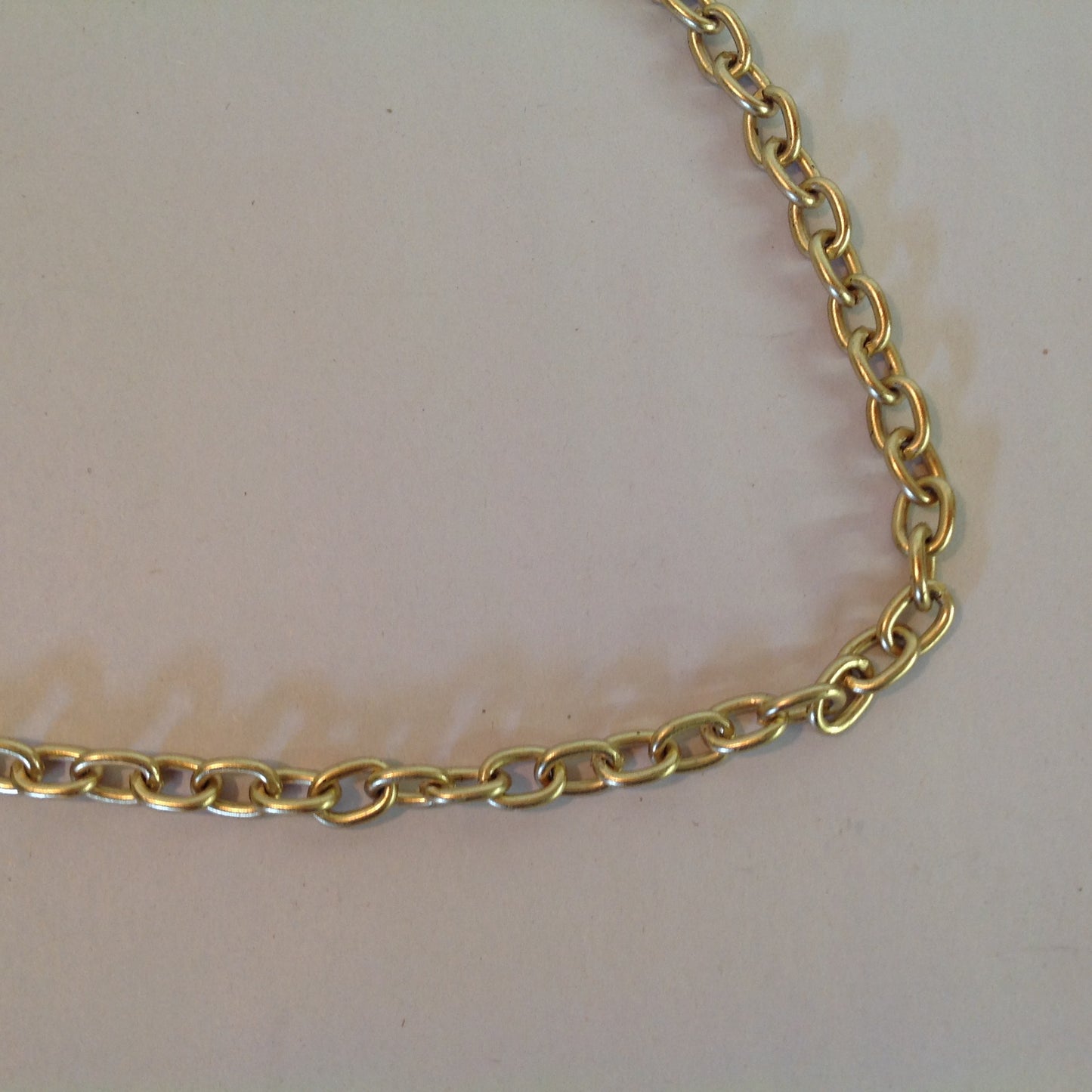 Chico's Gold Tone Chain Concentric Circles Black Rhinestone Western Look Belt 24