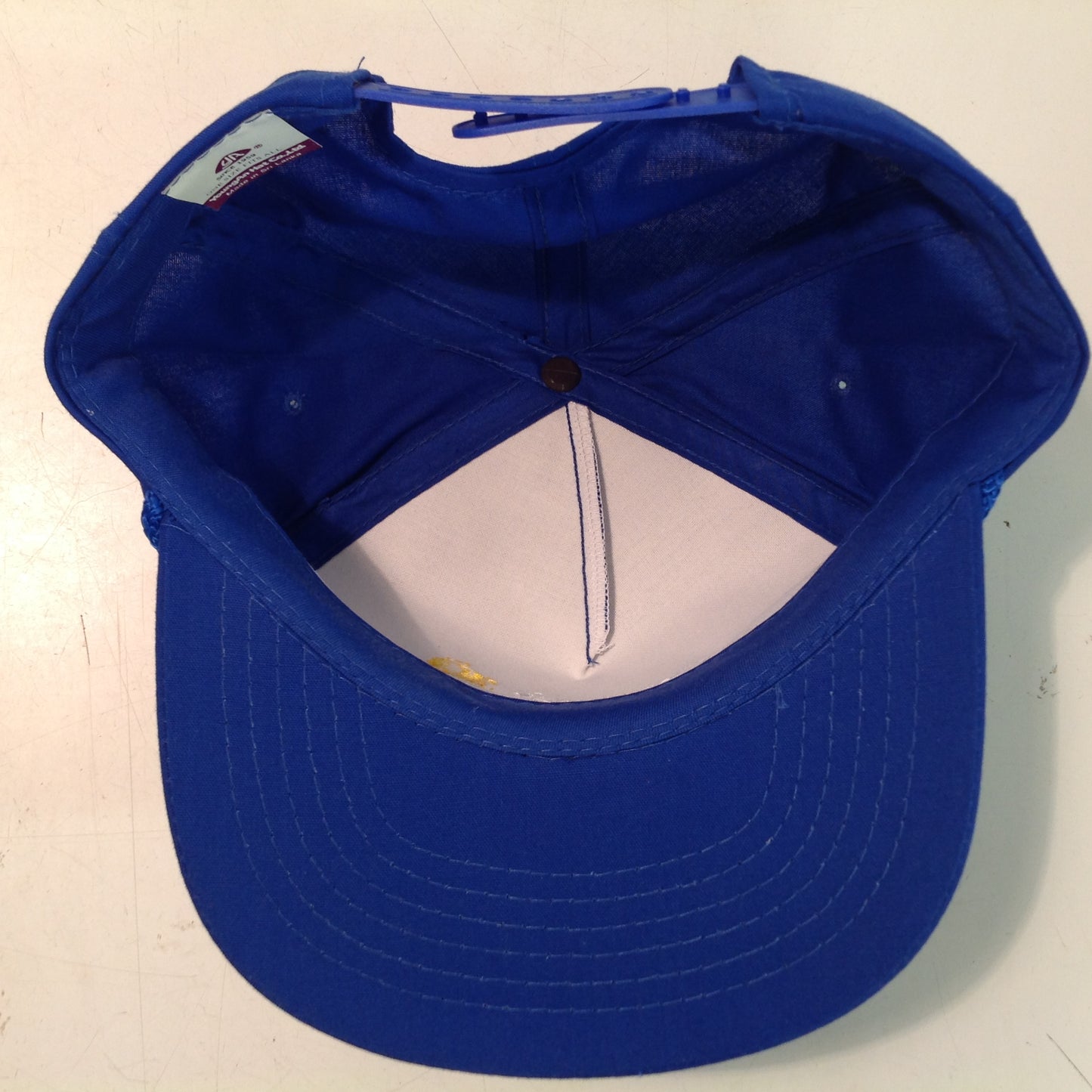 Vintage YoungAn Hat Company Souvenir Captain's Quarters Family and Golf Resort Myrtle Beach South Carolina Royal Blue Baseball Cap
