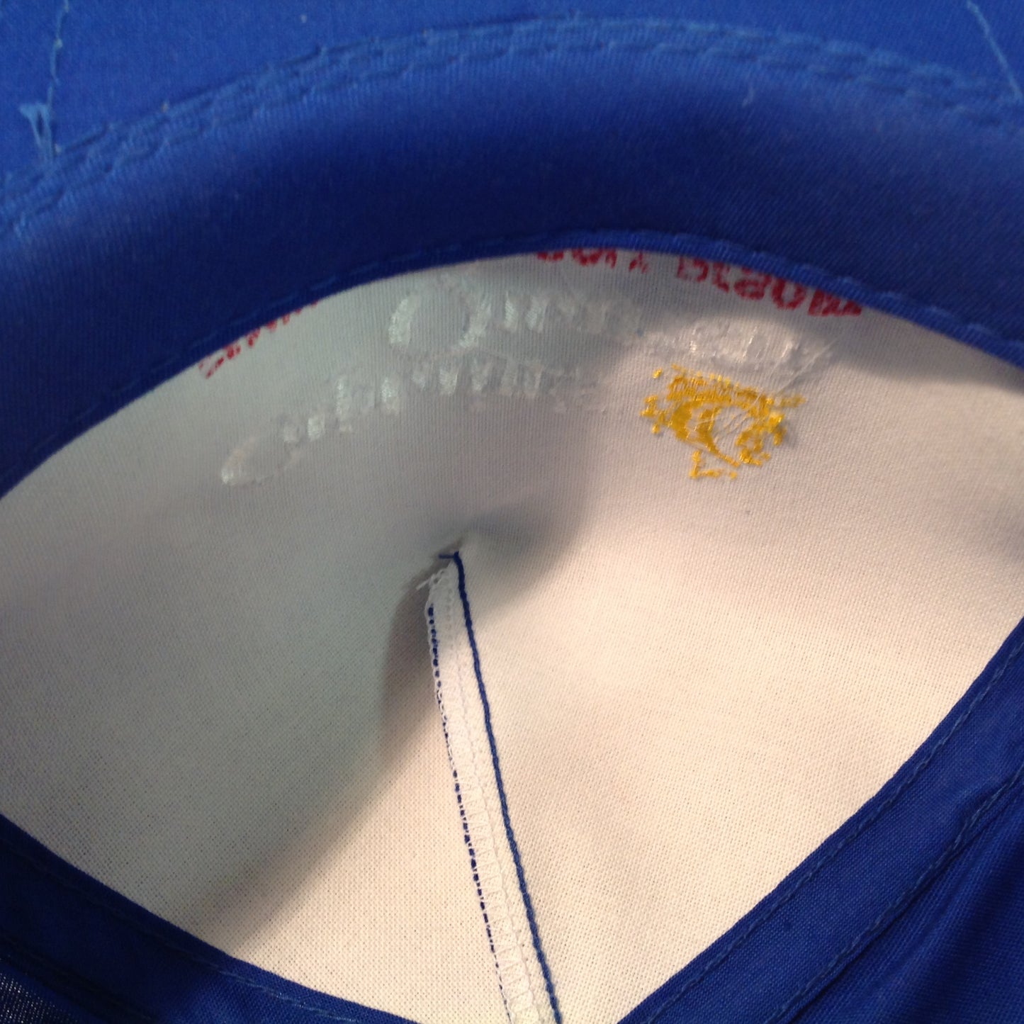 Vintage YoungAn Hat Company Souvenir Captain's Quarters Family and Golf Resort Myrtle Beach South Carolina Royal Blue Baseball Cap