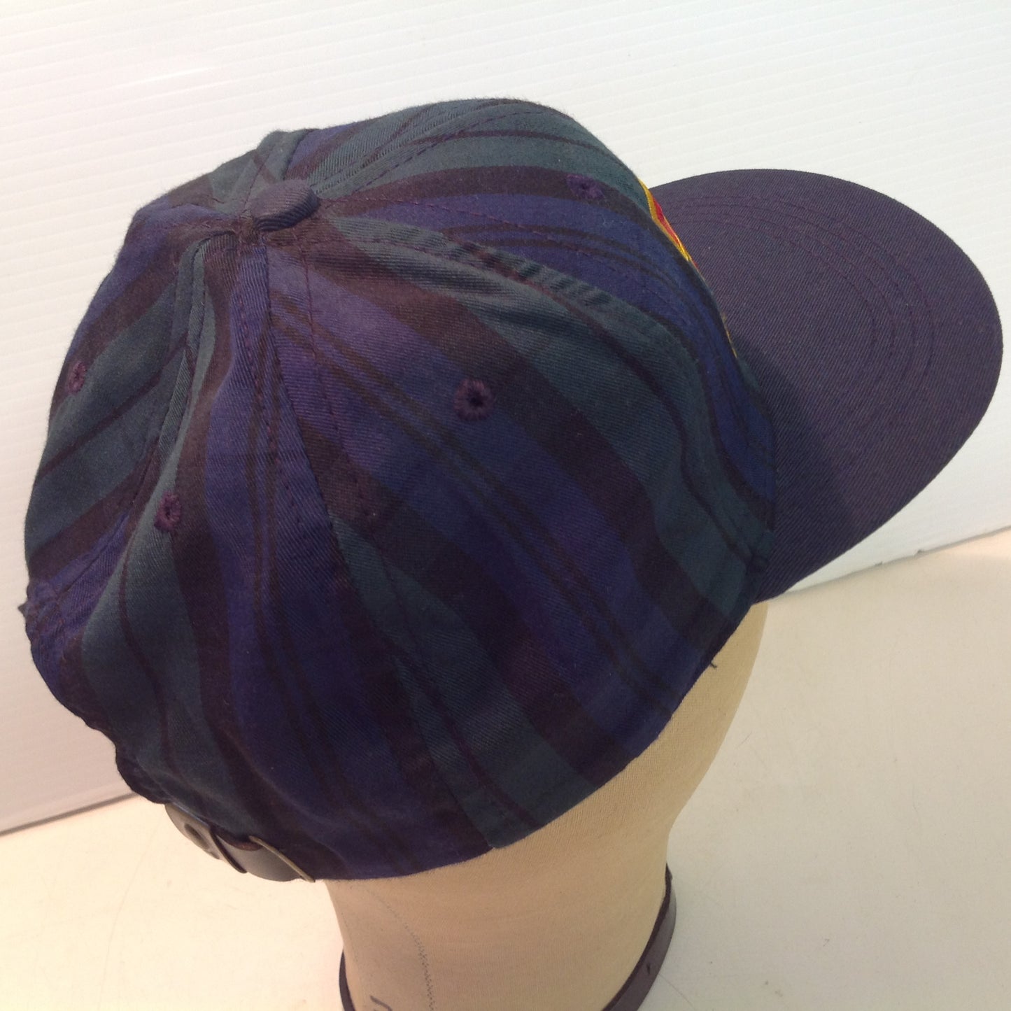 Vintage Imperial Headwear Tournament Players Club Summerlin Las Vegas Valley Nevada Golf Club Souvenir Las Vegas Invitational Tournament Blue Green Tartan Baseball Cap