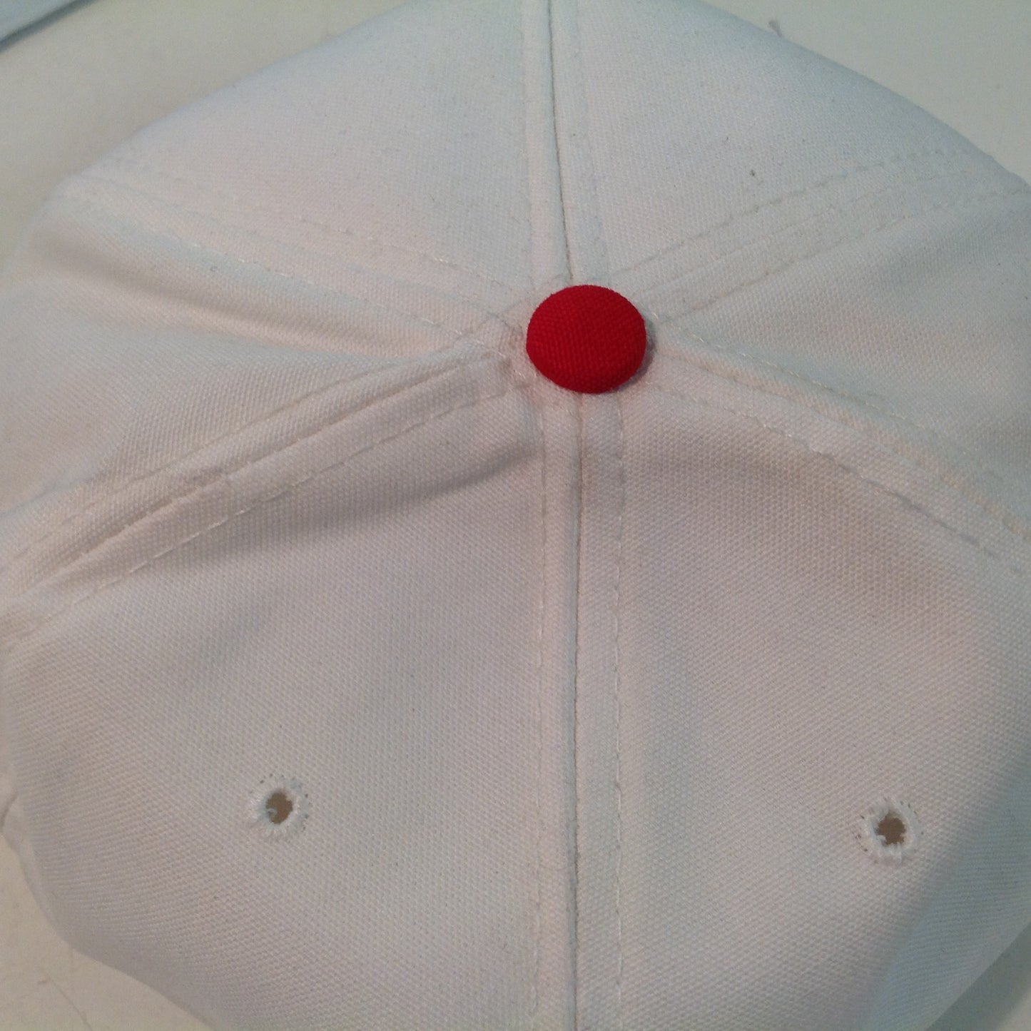 Vintage Derby Cap Heron Point North Myrtle Beach Tournament Souvenir White and Red Baseball Cap