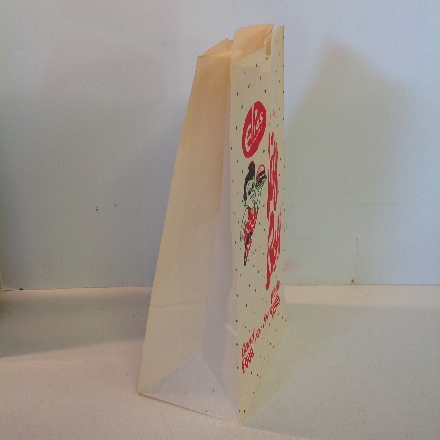 Vintage 1960's-70's Elias Brothers Home of the Big Boy Burger Restaurant Paper Bag