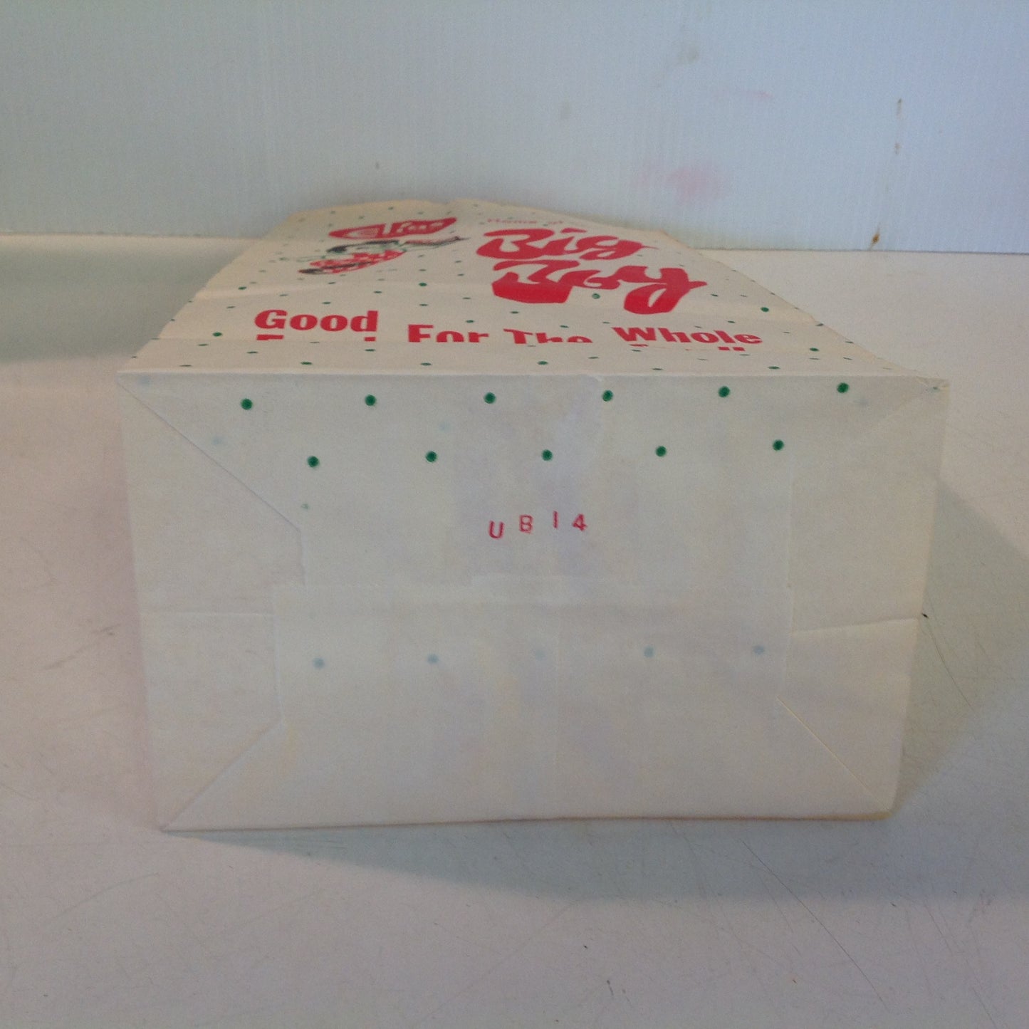 Vintage 1960's-70's Elias Brothers Home of the Big Boy Burger Restaurant Paper Bag