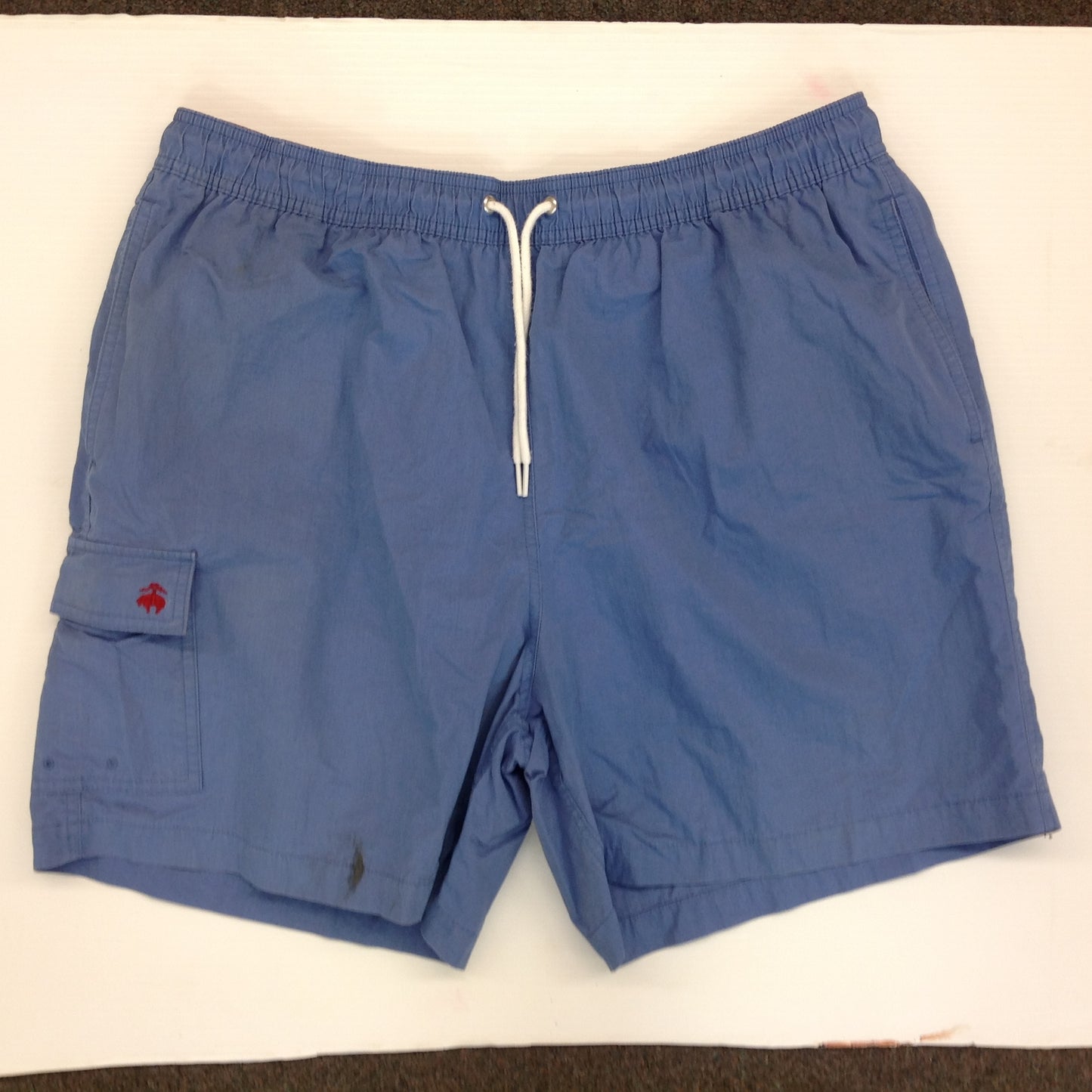 Vintage 346 Brooks Brothers Blue Swim Trunks Shorts Bathing Suit Men's Large