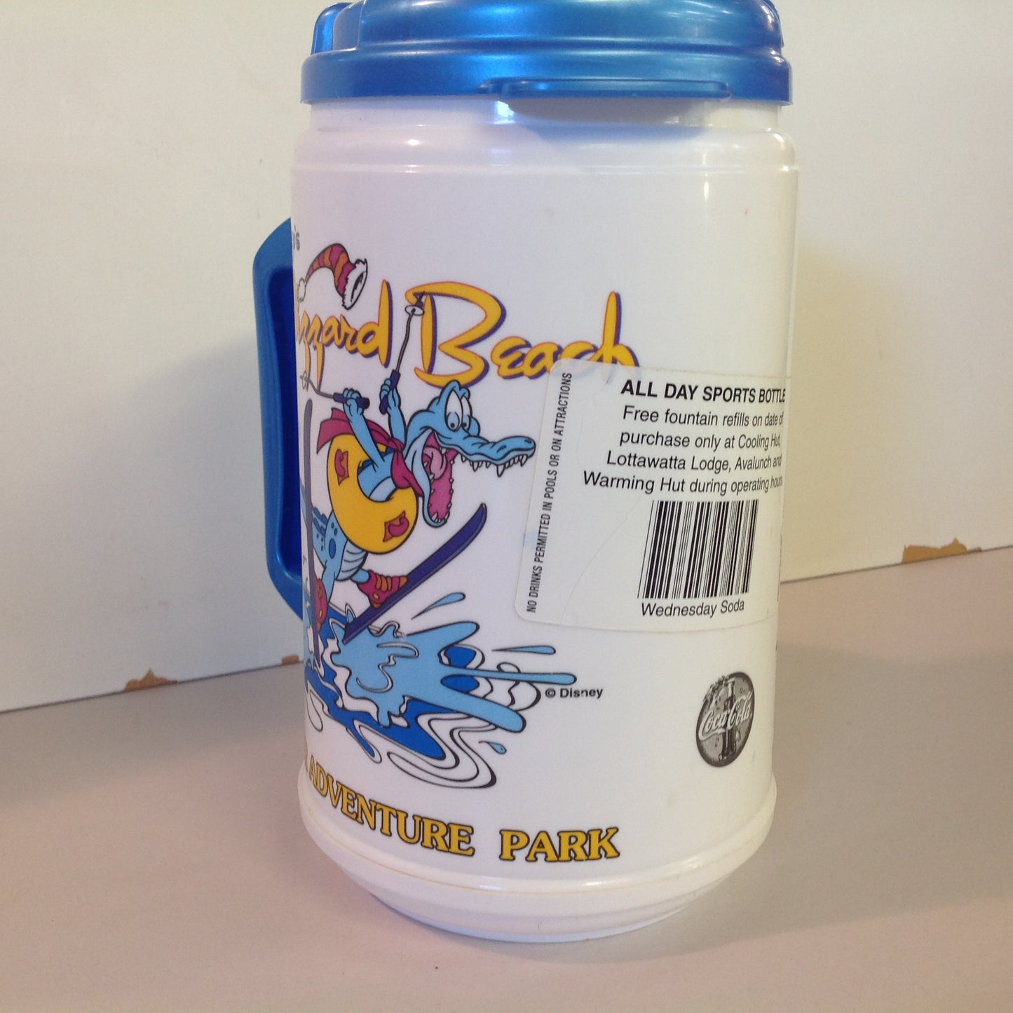 Vintage 1990's Disney's Blizzard Beach Water Adventure Park Hot Cold Plastic Drink Mug
