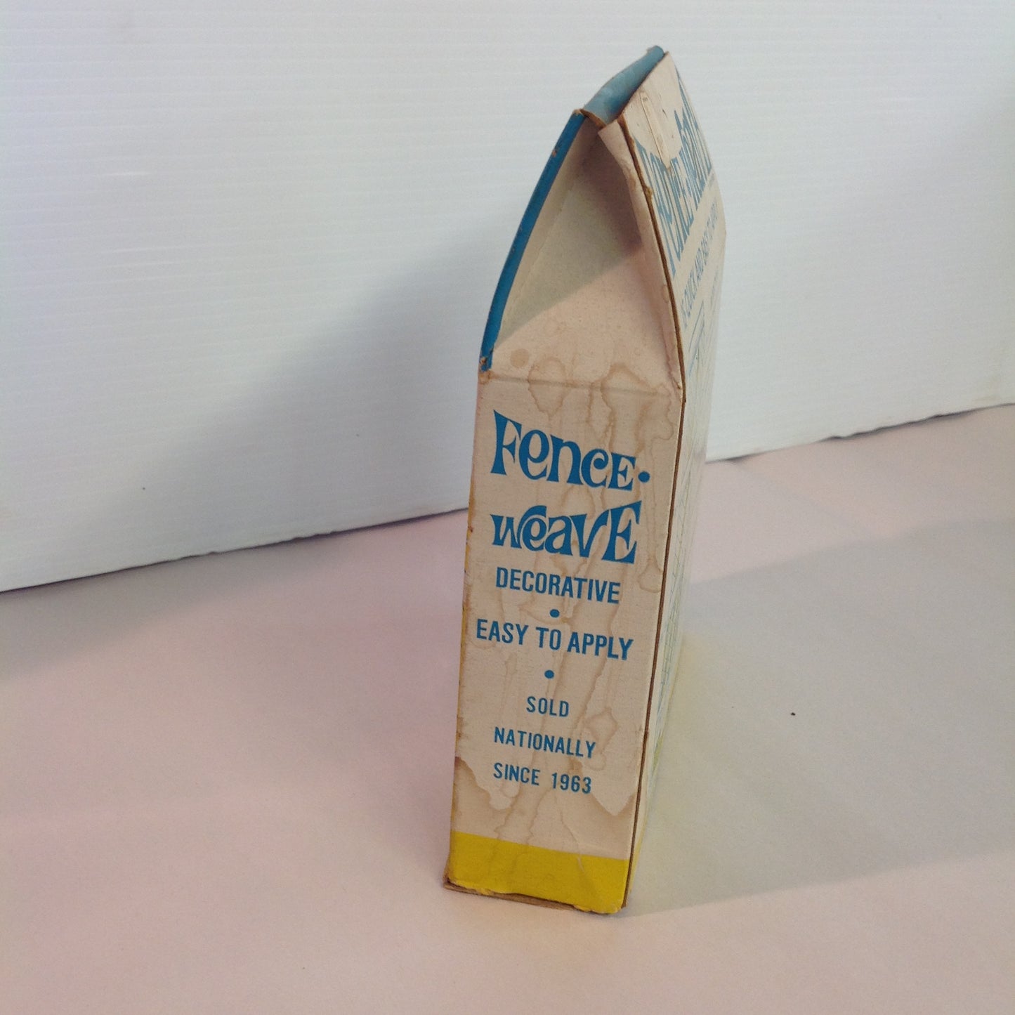 Vintage Mid Century NOS Patrician White Fence-Weave Chain Link Privacy Fence 100 Foot Roll