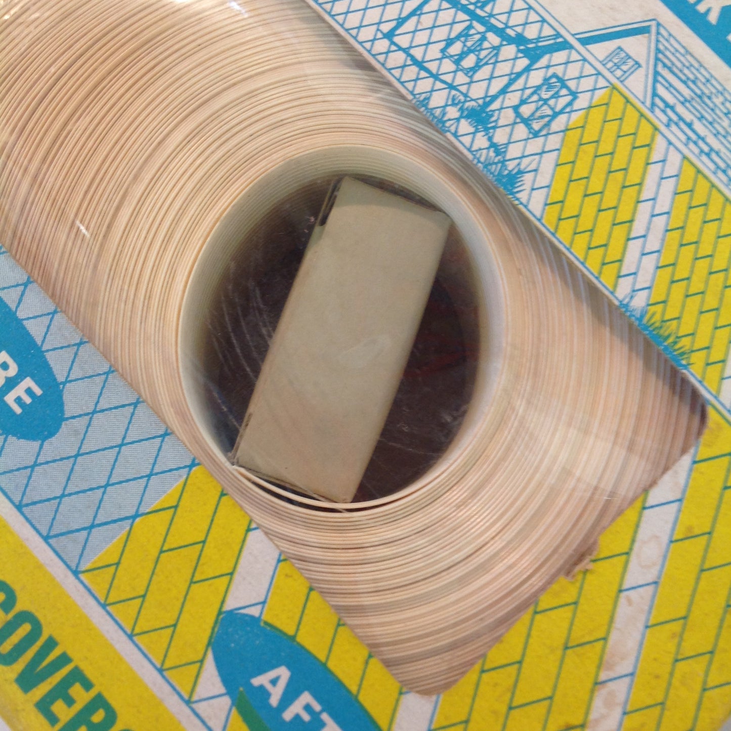 Vintage Mid Century NOS Patrician White Fence-Weave Chain Link Privacy Fence 100 Foot Roll