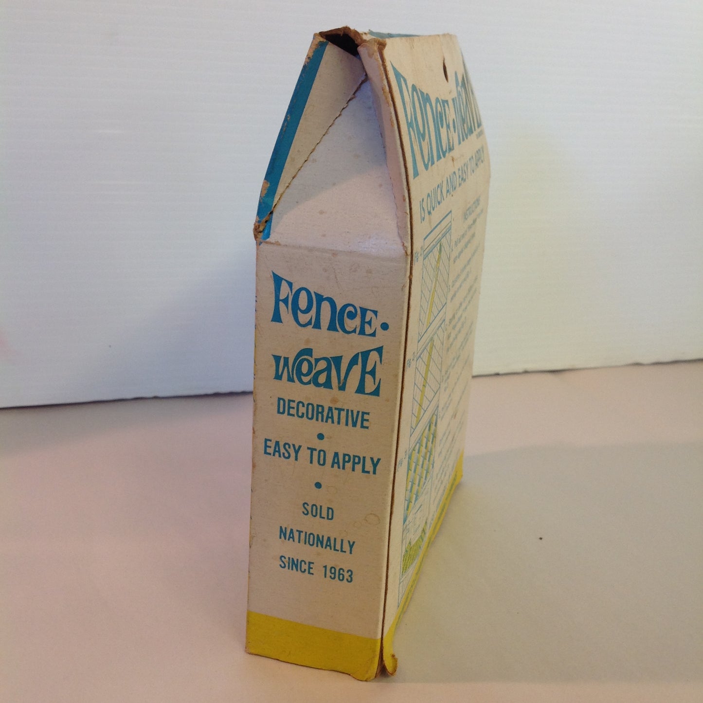 Vintage Mid Century NOS Patrician Wine Red Fence-Weave Chain Link Privacy Fence 100 Foot Roll