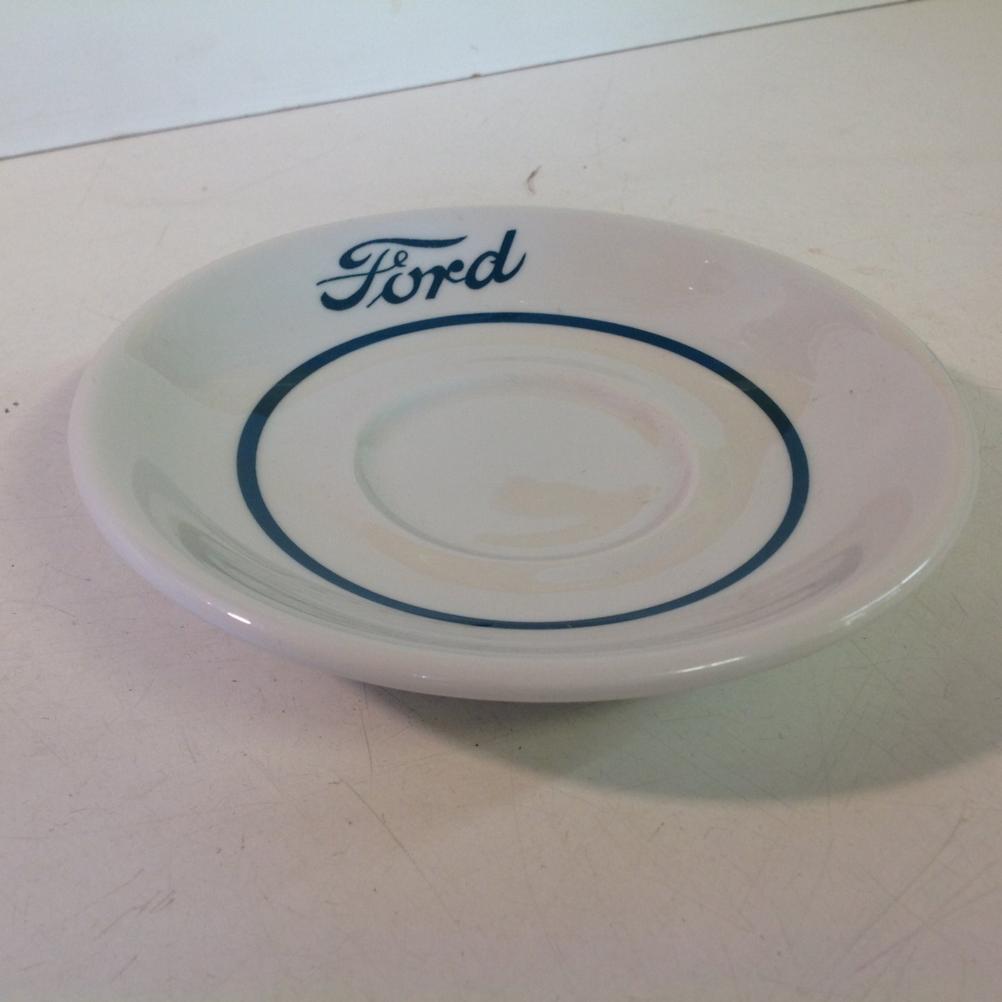 Vintage Shenango China Ford Commissary Saucer