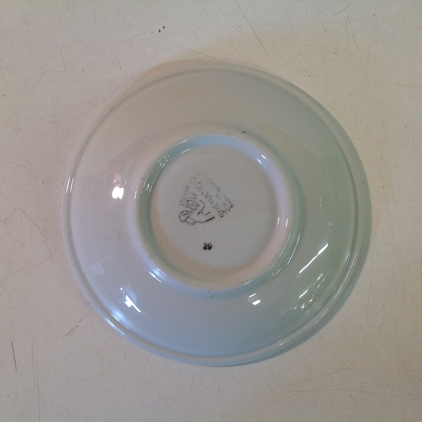 Vintage Shenango China Ford Commissary Saucer