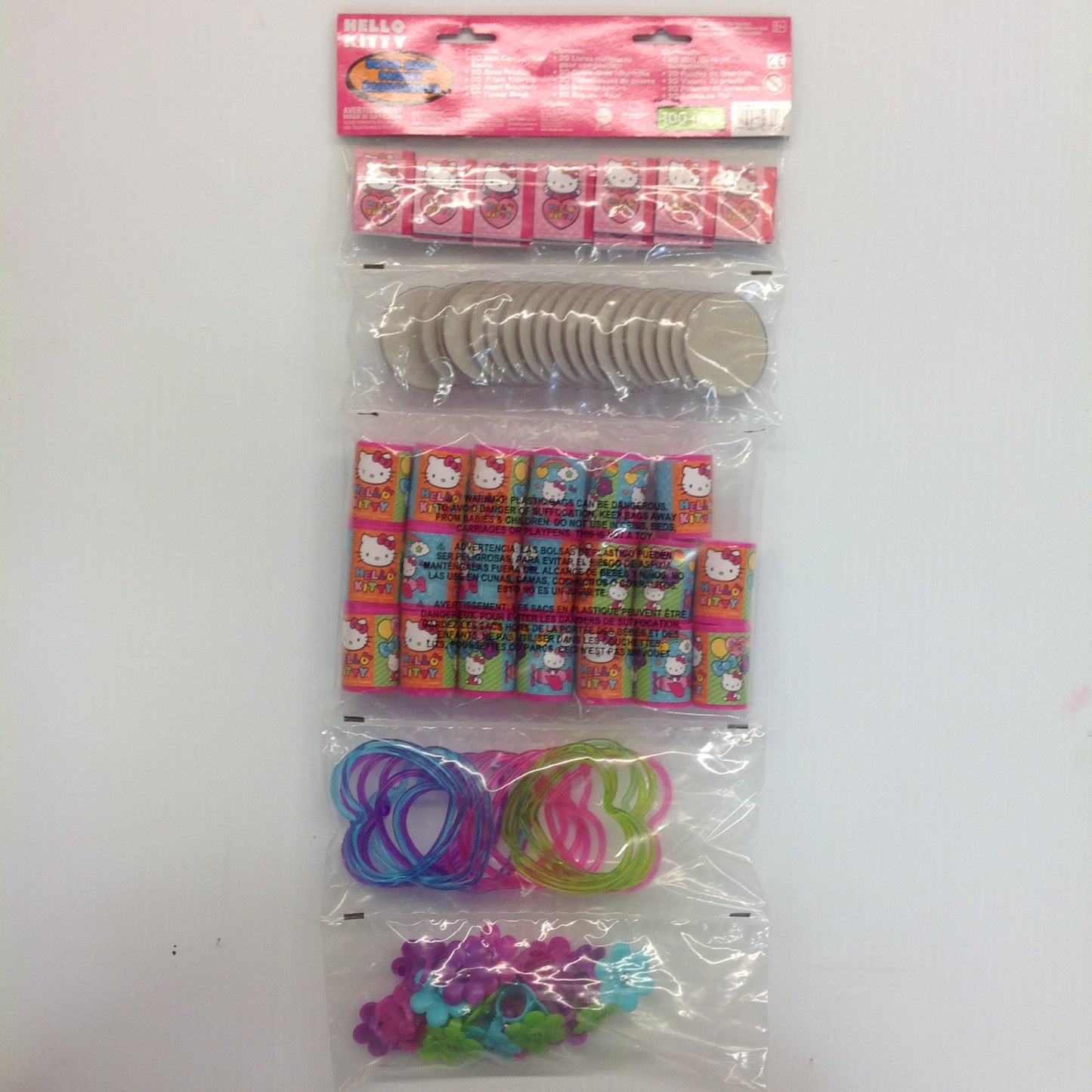 Hello Kitty Super Mega Value Pack 100 Pc Party Set NOS