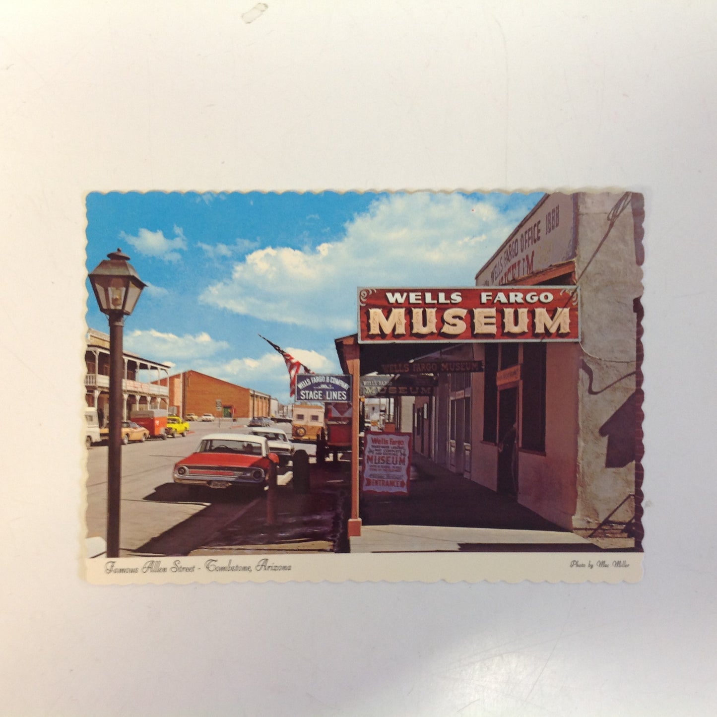 Vintage 1976 Dexter Supreme Color Postcard Historic Allen Street Wells Fargo Museum Wyatt Earp Doc Holliday Tombstone Arizona