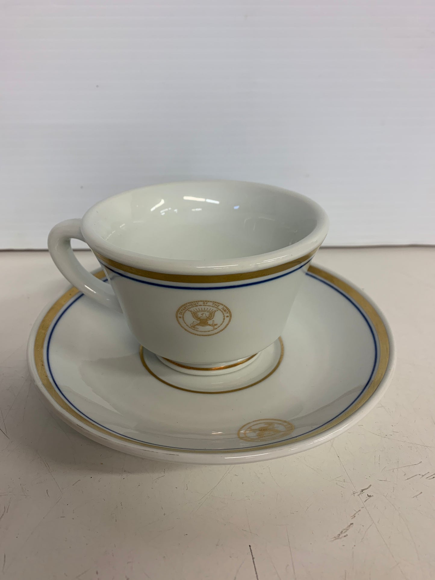Vintage Department of the Navy Restaurant Ware Coffee Cups Inter-American