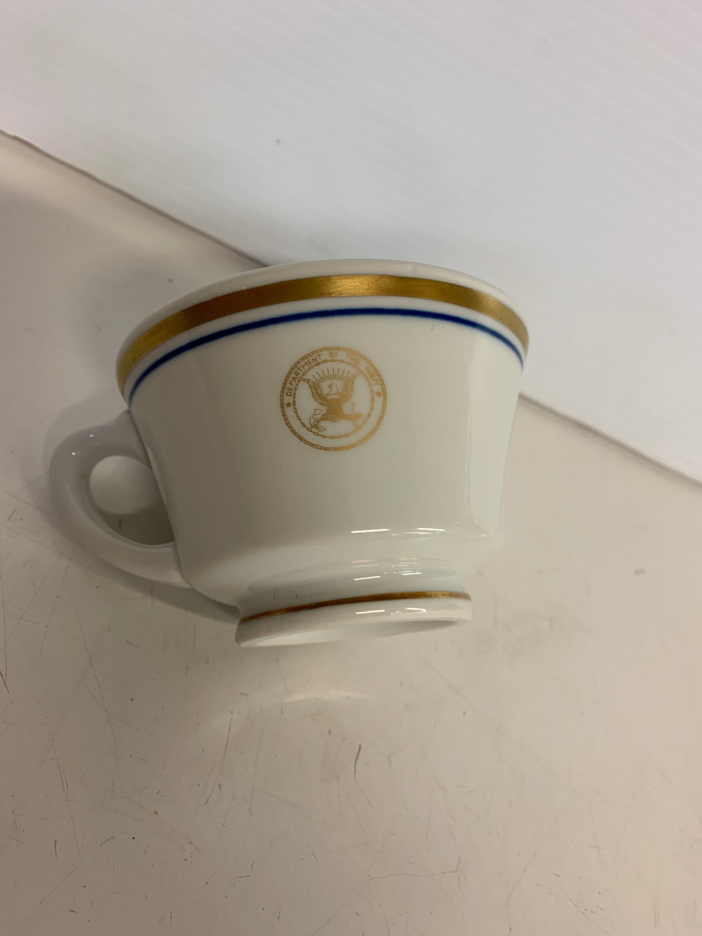 Vintage Department of the Navy Restaurant Ware Coffee Cups Inter-American