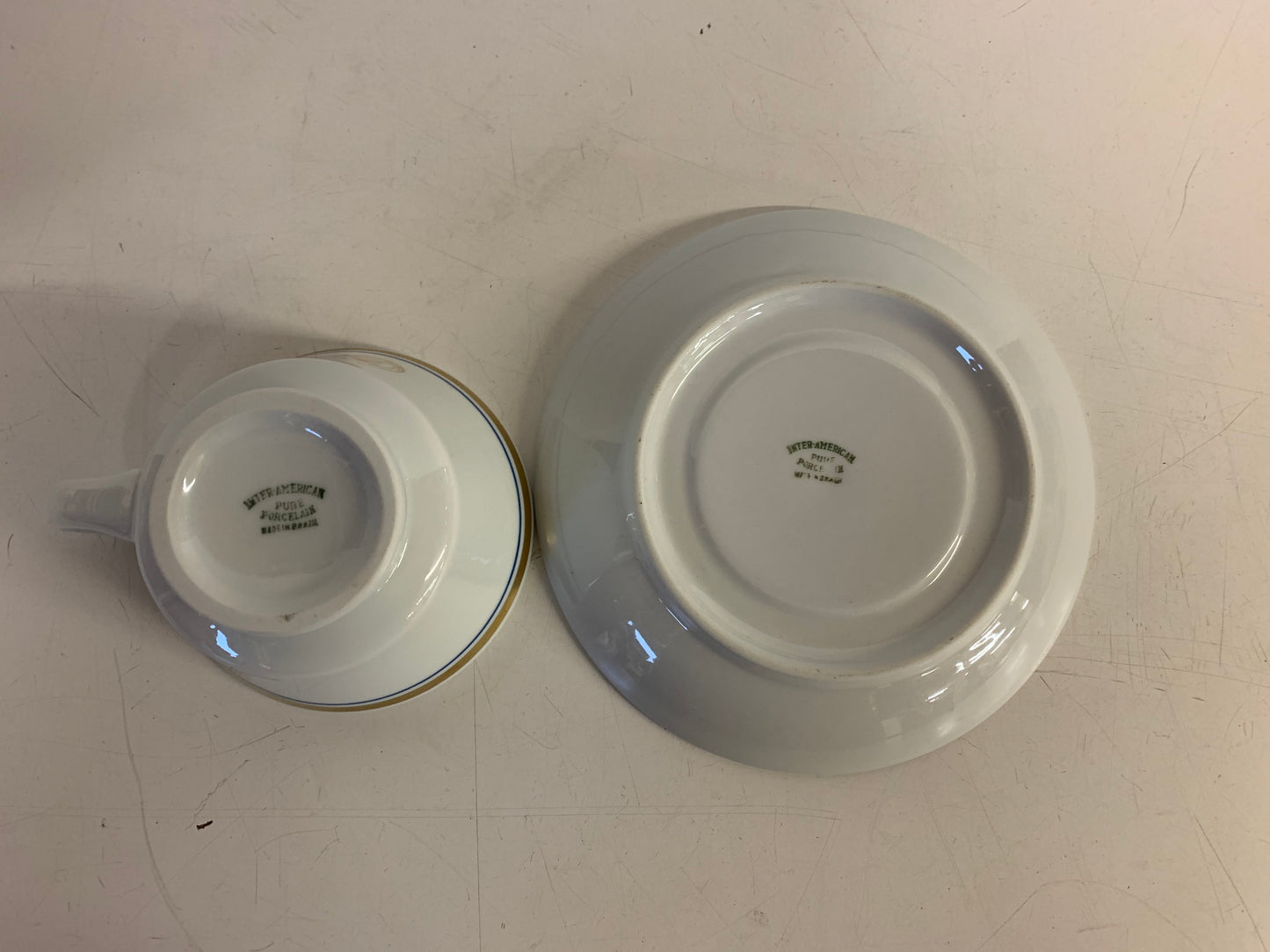 Vintage Department of the Navy Restaurant Ware Coffee Cups Inter-American