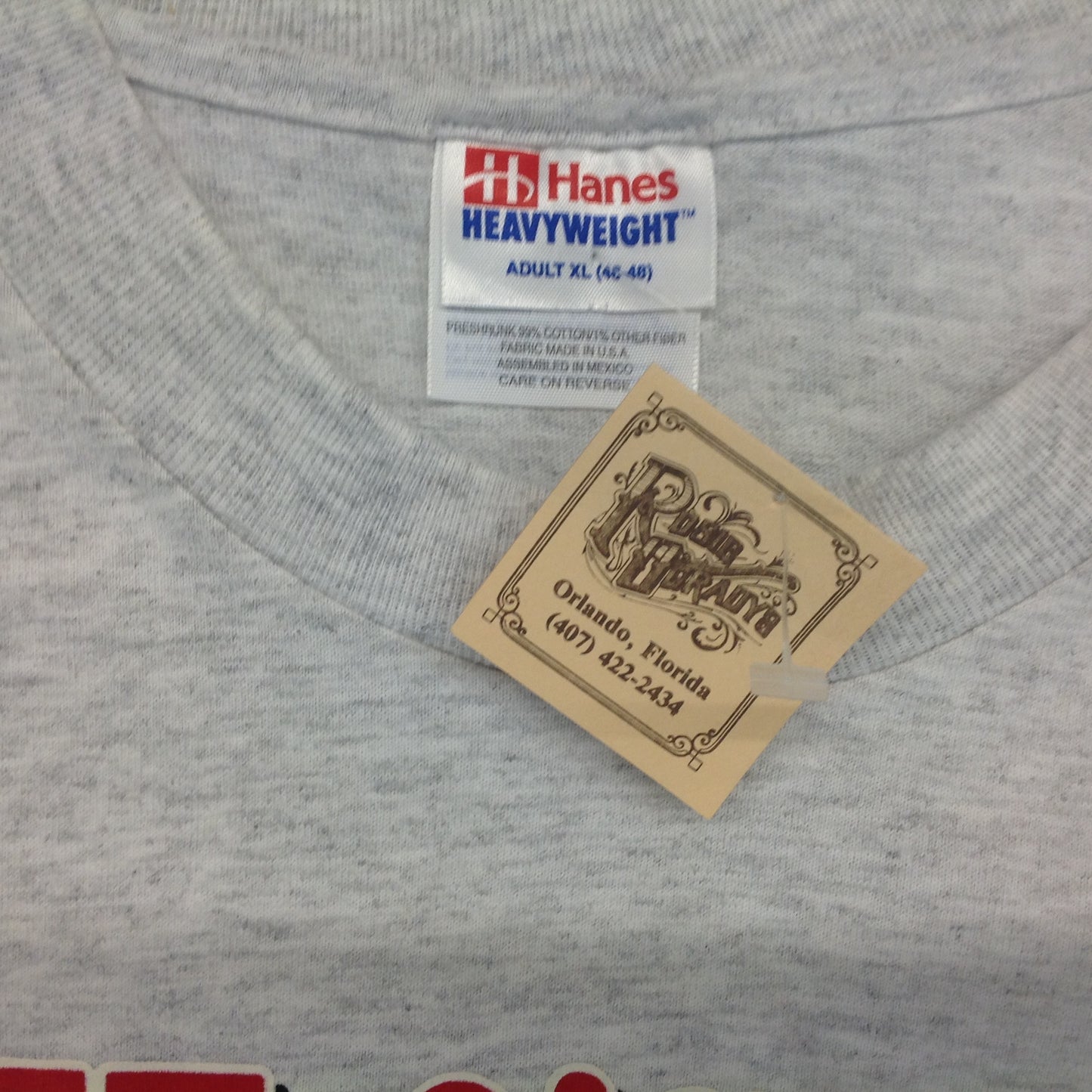 Souvenir Rosie O'Grady's Goodtime University Church Street Station Orlando Florida XL T-Shirt New with Tags