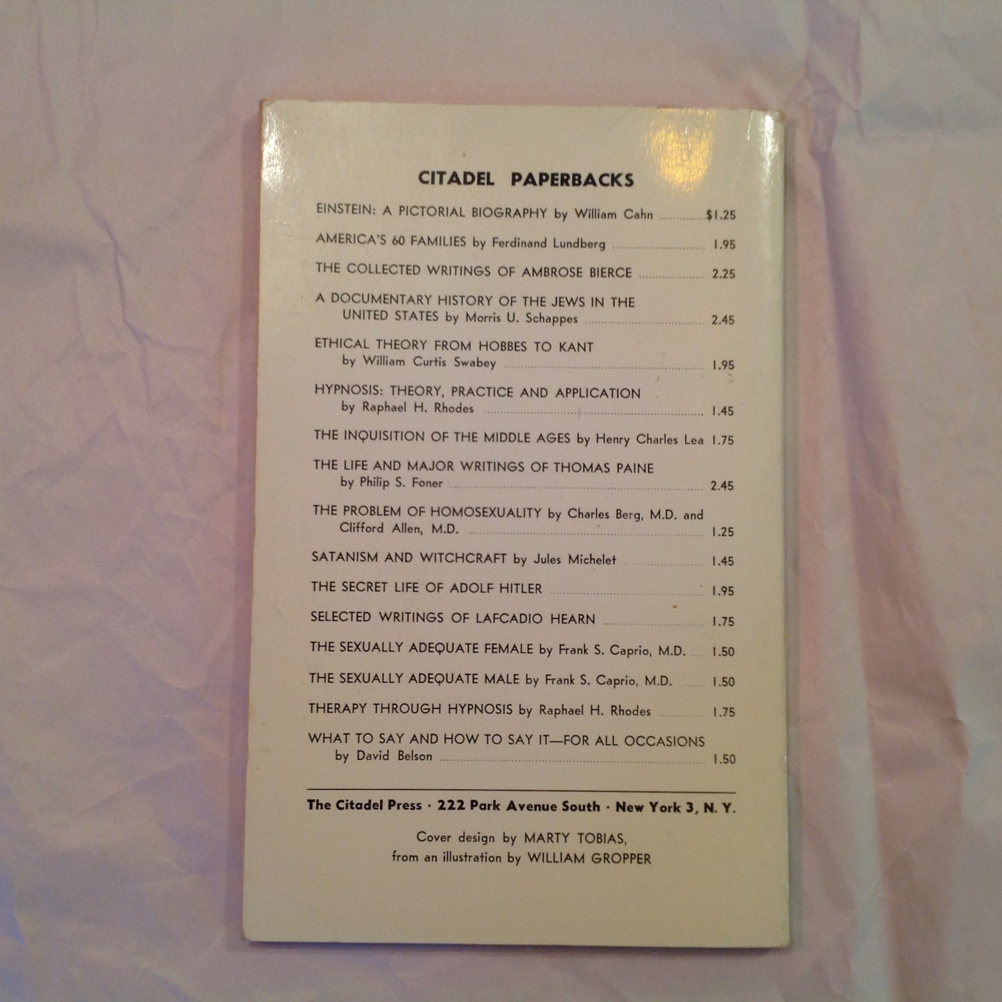 Vintage 1961 Citadel Press Trade Paperback George Bernard Shaw First Edition