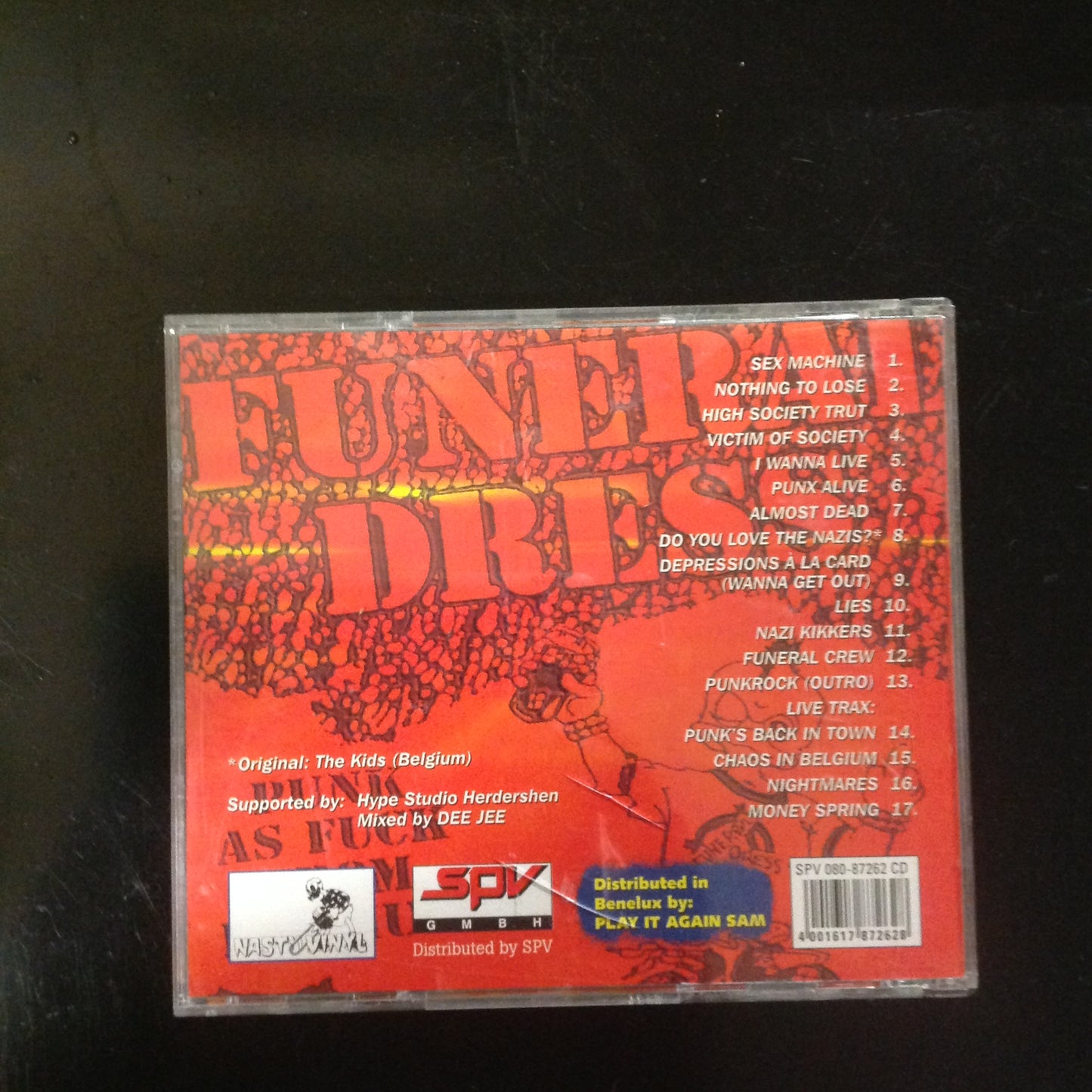 CD Funeral Dress Singalong Pogo Punk NV 59 CD 1996 Germany German