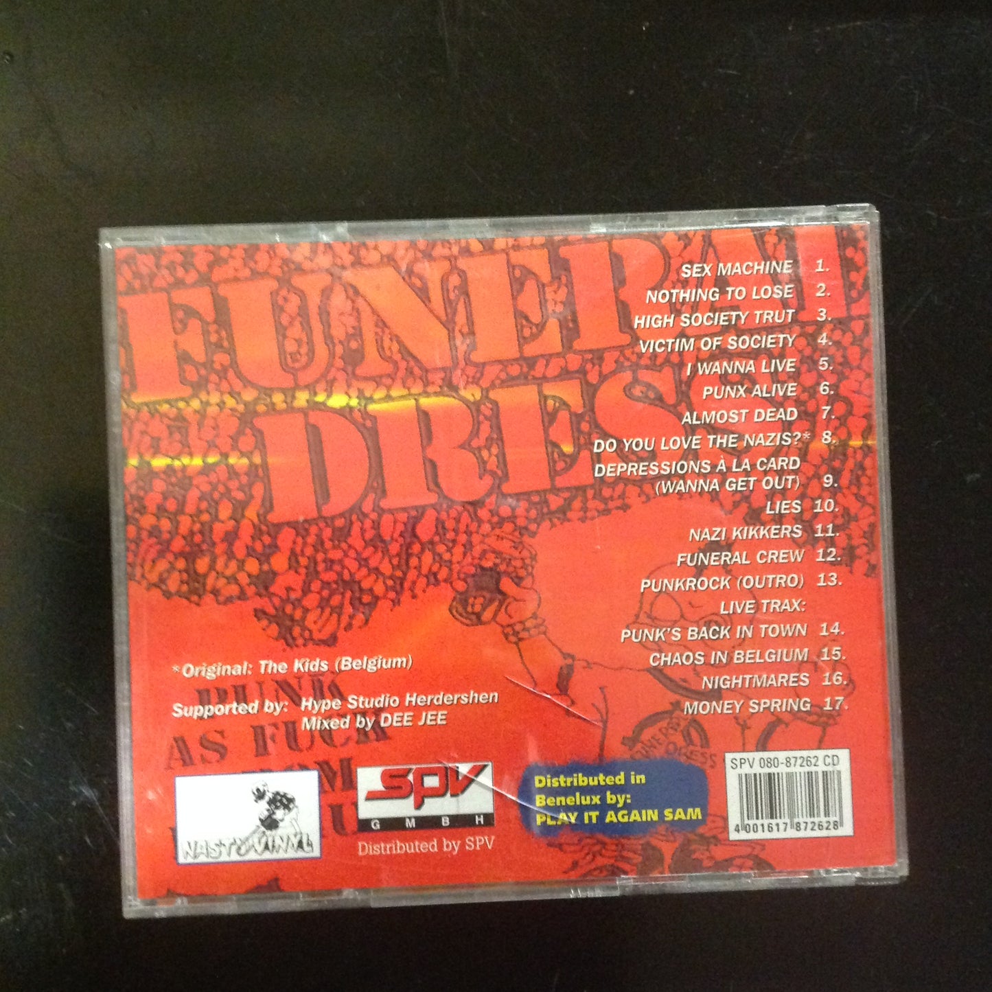 CD Funeral Dress Singalong Pogo Punk NV 59 CD 1996 Germany German