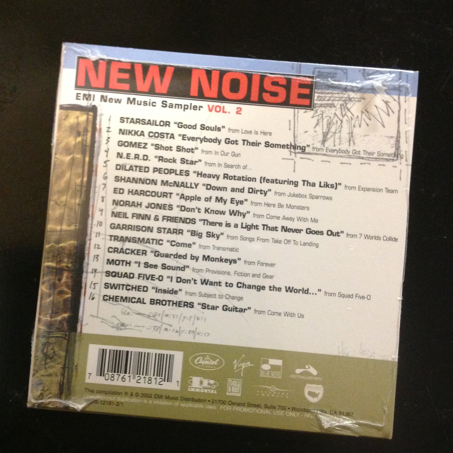 CD New Noise Volume 2 EMI Sampler Promo Various Artists 2002