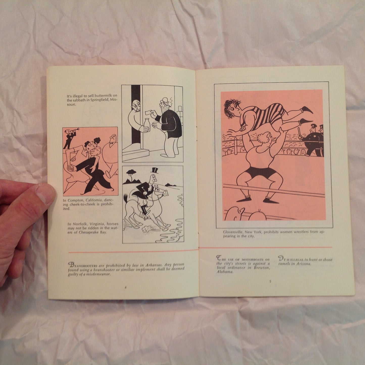 Vintage 1971 Paperback Booklet It's Against The Law Reader's Digest Humor Cartoons